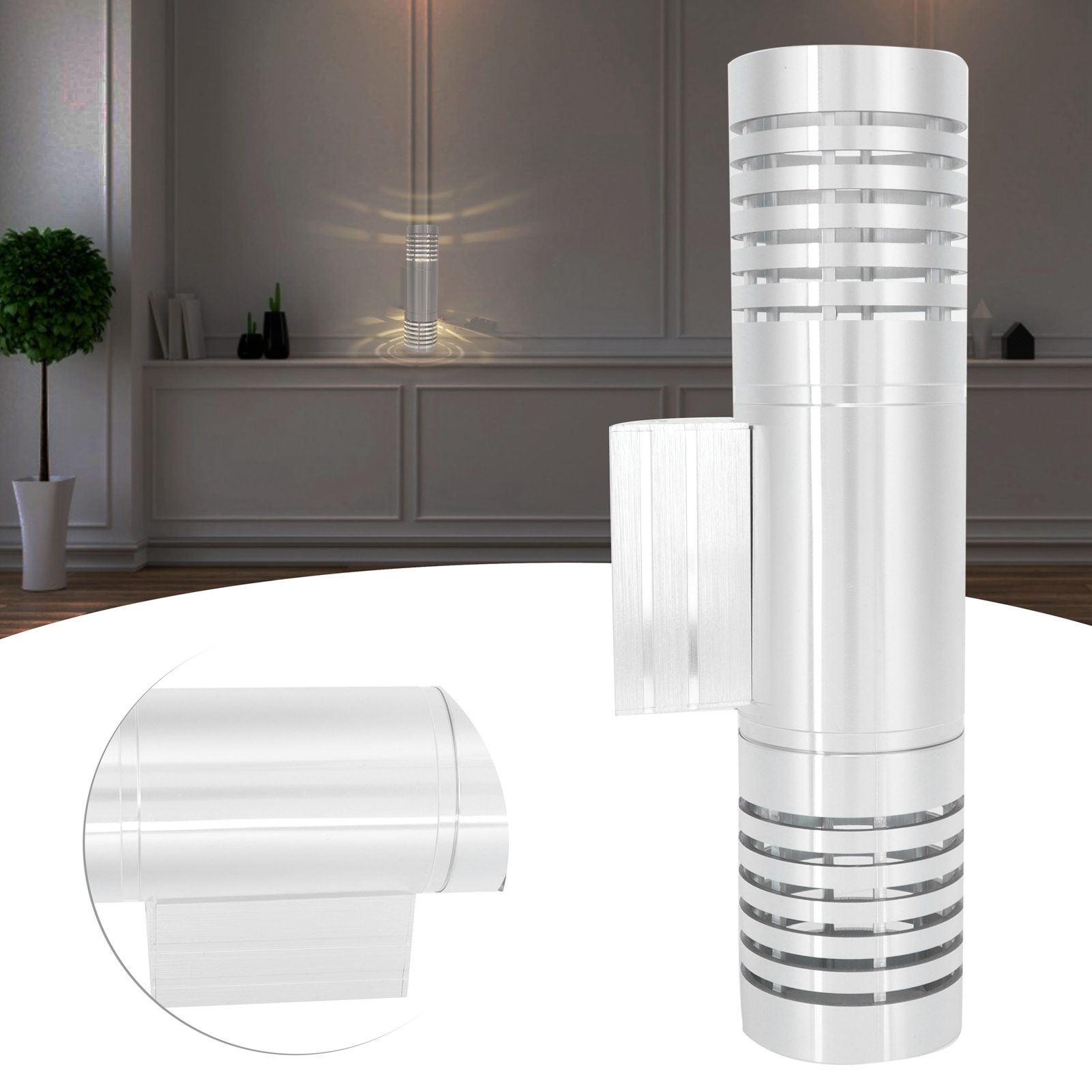Doppelte Led-wandleuchte Für Wohnzimmer, Schlafzimmer, Nachttischlampe, Dekorative Flurbeleuchtung 85-265v