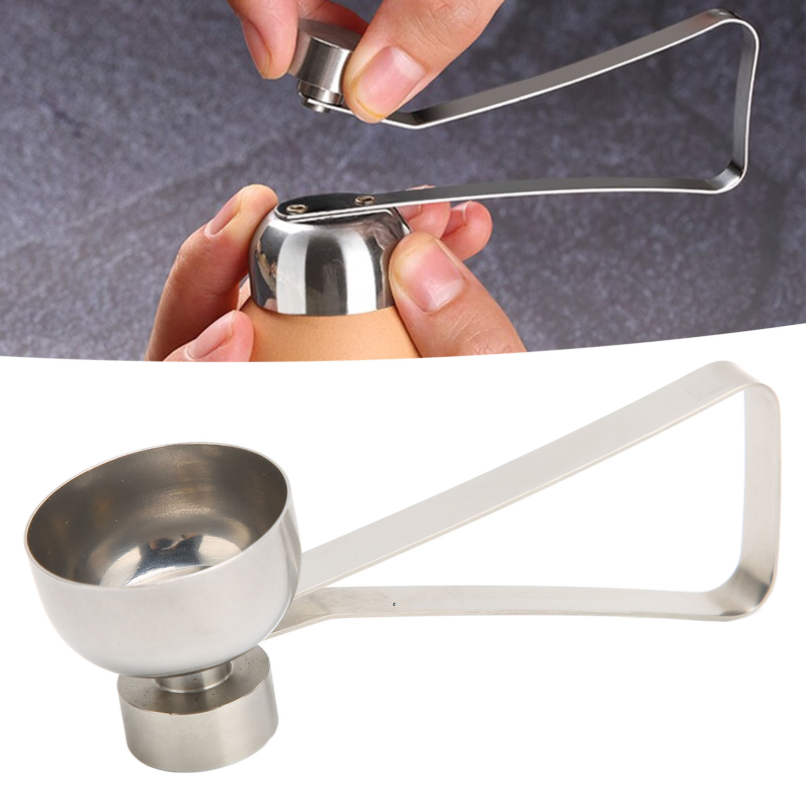 Eieröffner, Schalenschneider Und Eierknacker Aus Edelstahl, Kleine Größe