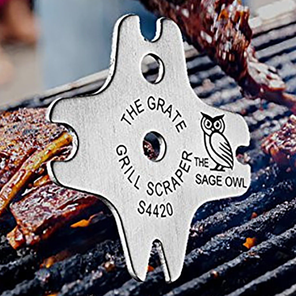 Multifunktionale Edelstahl-reinigungsbürste Für Grills, Reinigungsschaber, Reinigungsbürste Für Grillecken