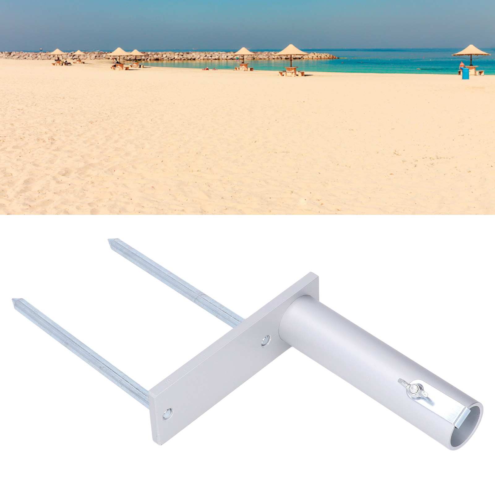 Sockel/einsatz Für Sonnenschirme Im Außenbereich, Sonnenschirmständer Aus Aluminiumlegierung. Bitte Geben Sie Bei Der Bestellung Die Referenznummer Qx013 An.