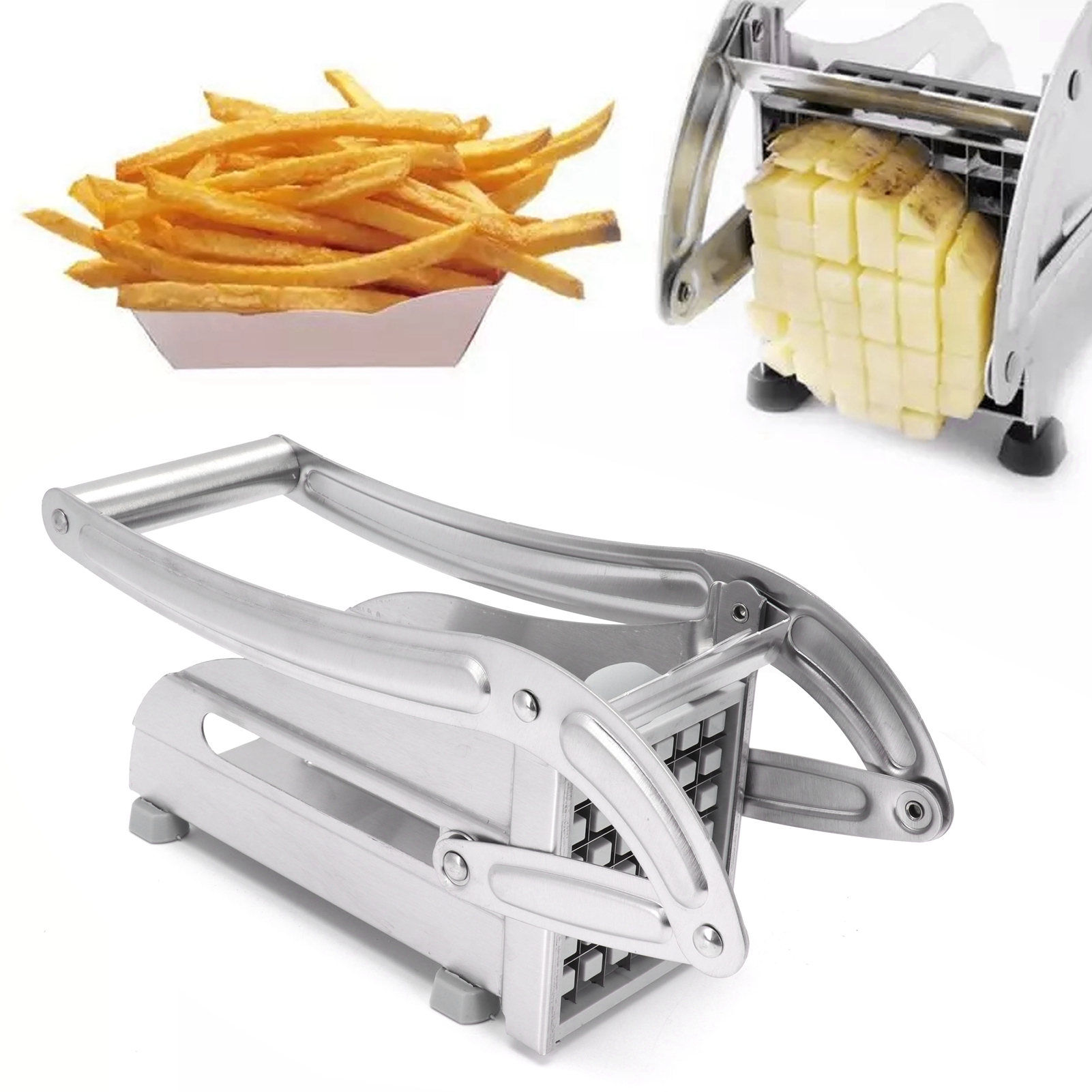 Pommes-frites-schneider, Pommes-maschine, Fleischwolf, Küchengerät Aus Edelstahl