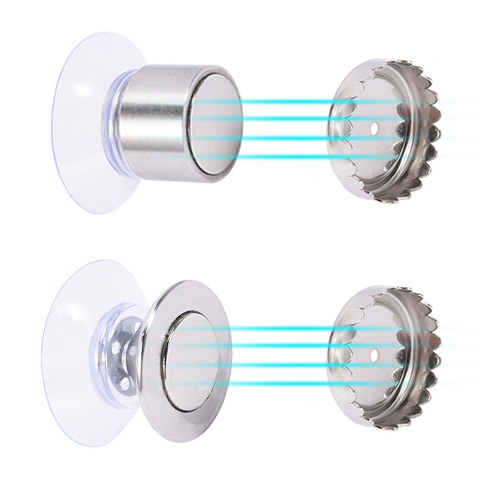 2-teilige Magnetische Seifenschale Aus Edelstahl, Seifenablage Ohne Bohren, Zylindrisch + Konisch.