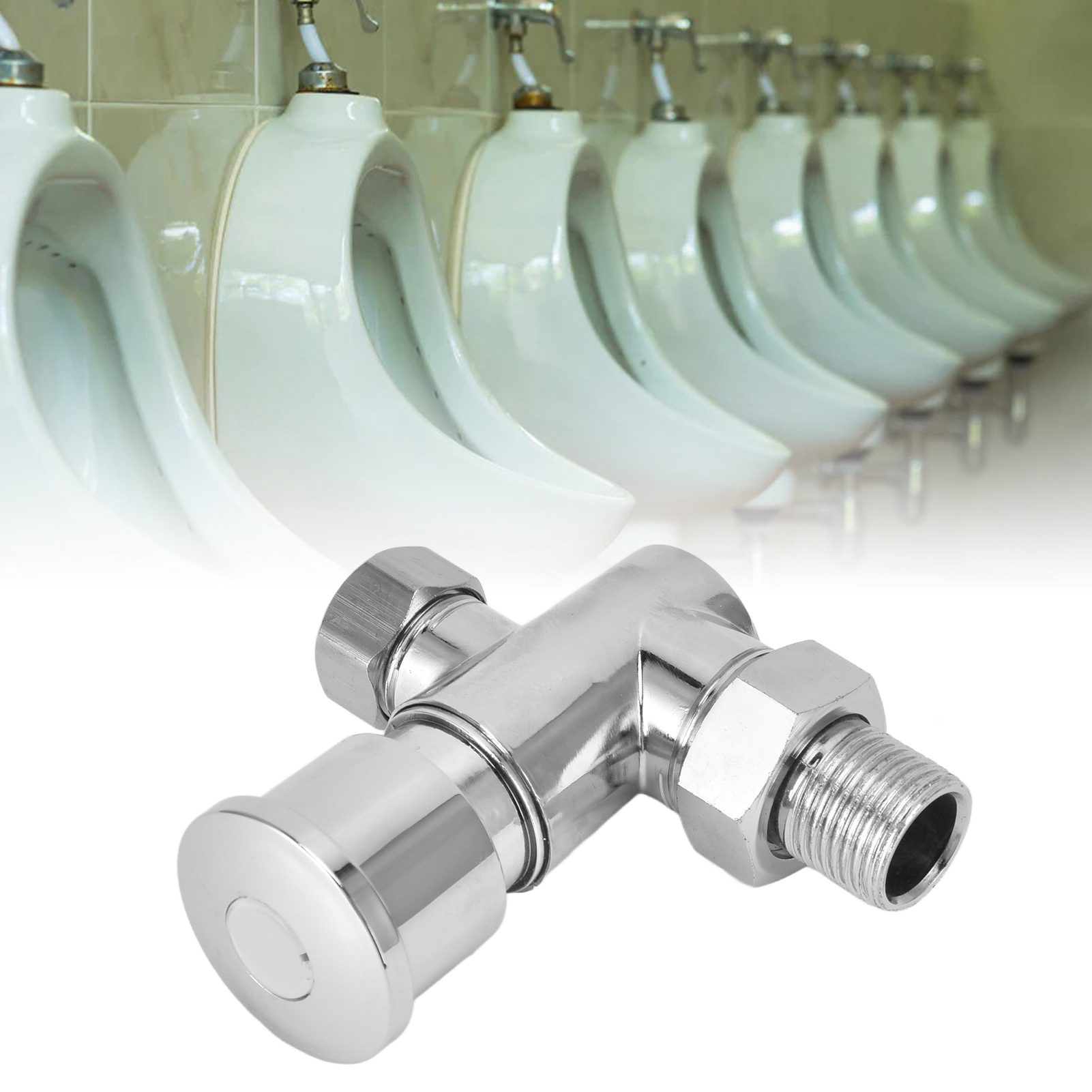 Spülventil Für Urinale Aus Zinklegierung, Aufputz-spülventil Mit Zeitverzögerung, Manuelles Spülventil, Urinalspülung