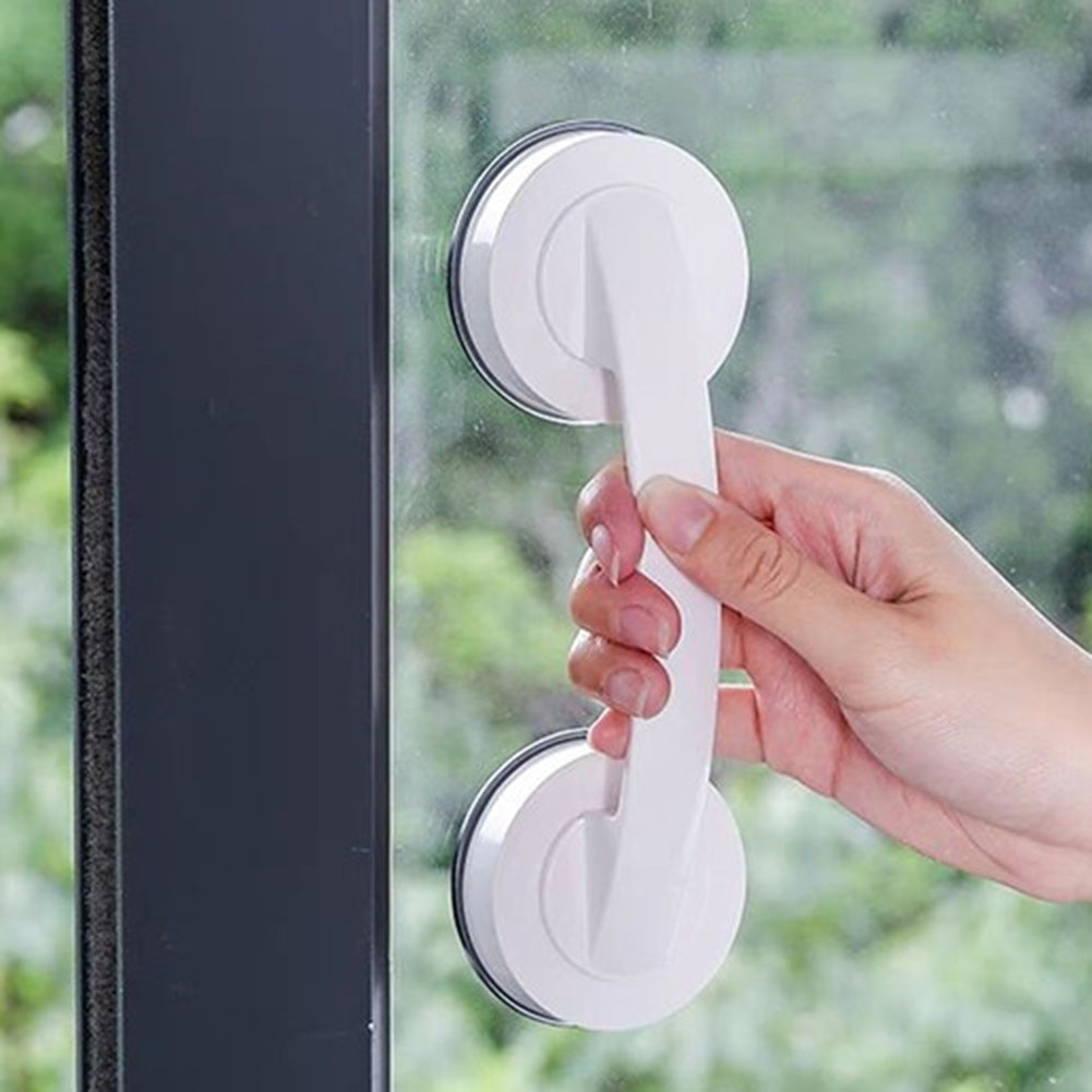 Stabiler Und Sicherer Türgriff Mit Saugnapf Für Badewanne, Dusche, Kühlschrank, Schublade, Badezimmer, Silberfarben, 30 Cm