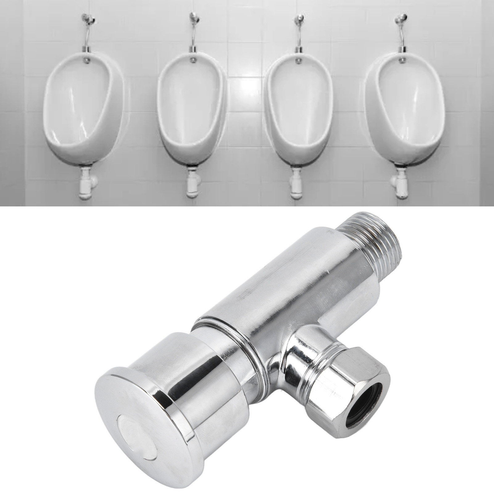 Spülventil Aus Aluminiumlegierung Für Urinale, Toilettenspülventile, Manuelle Spülventile