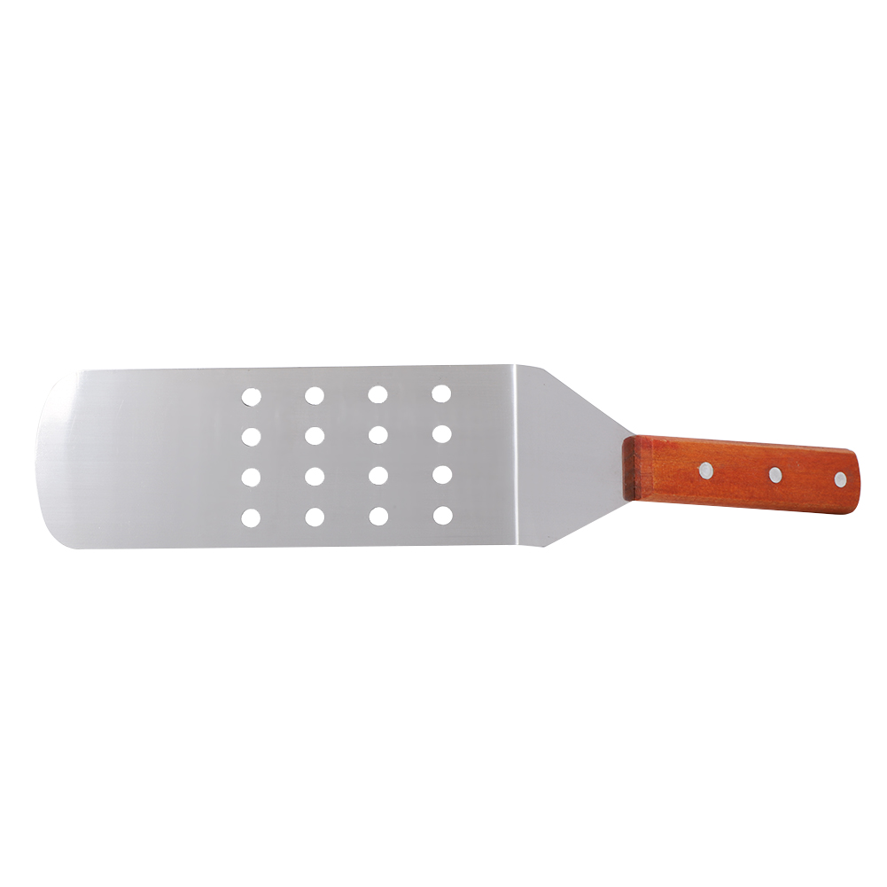 3-teiliges Edelstahl-set Bestehend Aus Pizzaschieber, Pizzaschneider, Kochspatel Und Küchenutensilien.