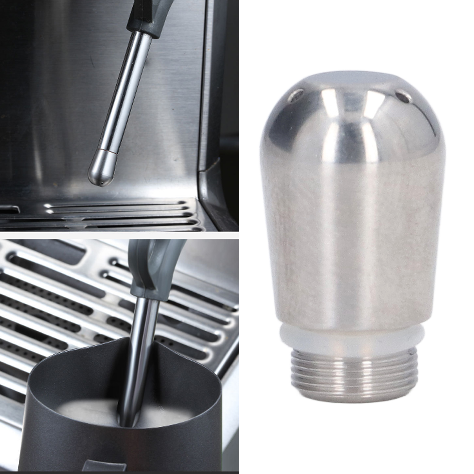 Dreiloch-dampflan Aus Edelstahl Für Breville Series 8 Halbautomatische Espressomaschinen