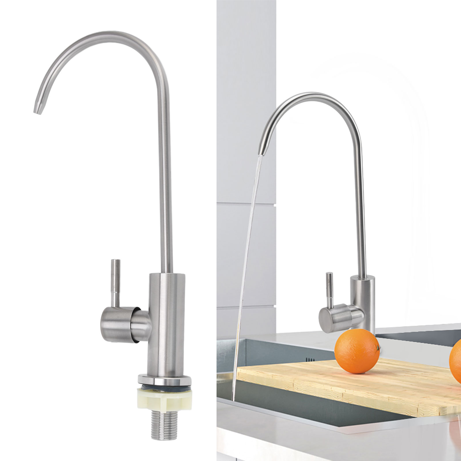 Edelstahlarmatur Für Küche, Wohnzimmer, Esszimmer Und Badezimmerwaschbecken.