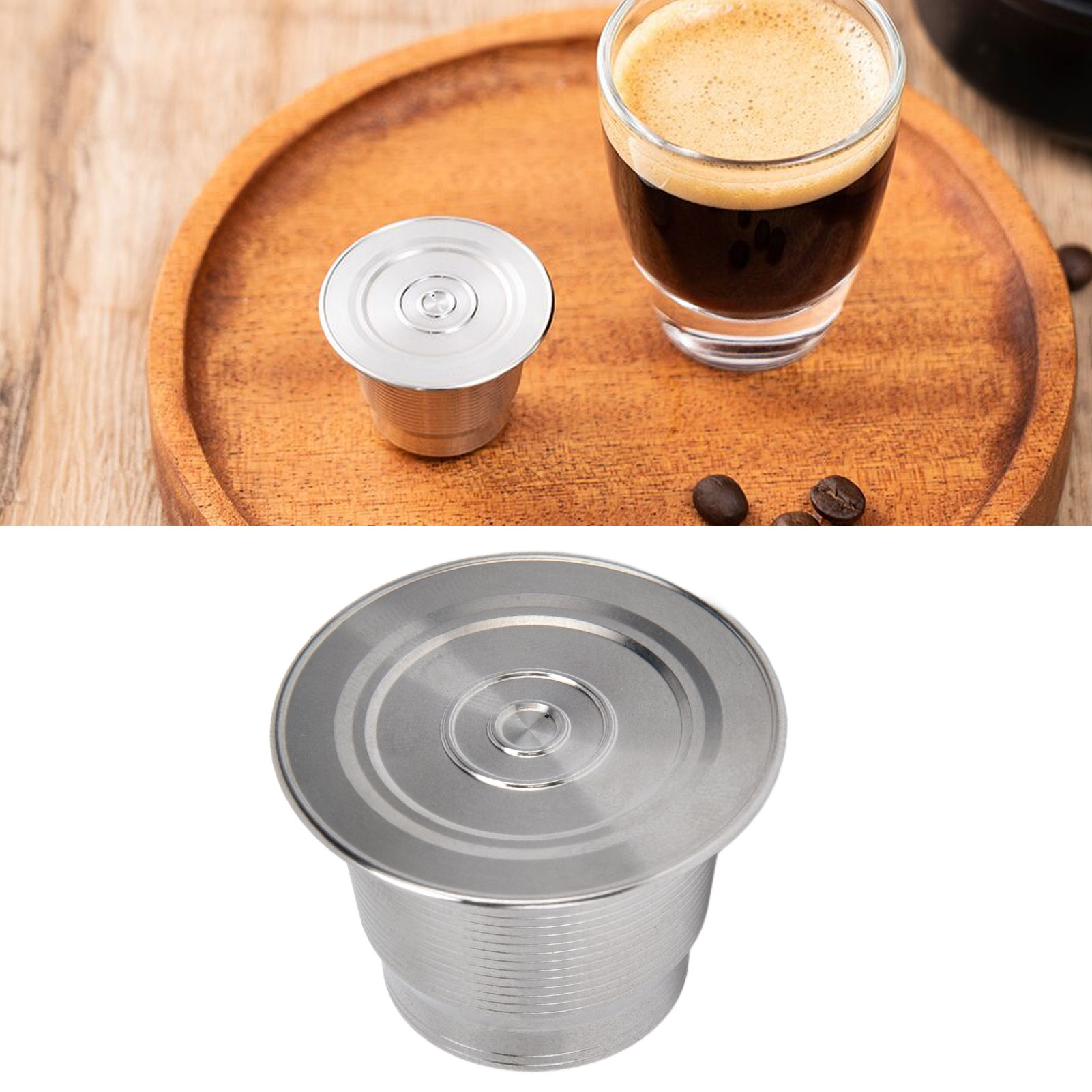 Wiederverwendbare Kaffeekapseln, Kaffeefilter Aus Edelstahl, Kapselset Für Nespresso