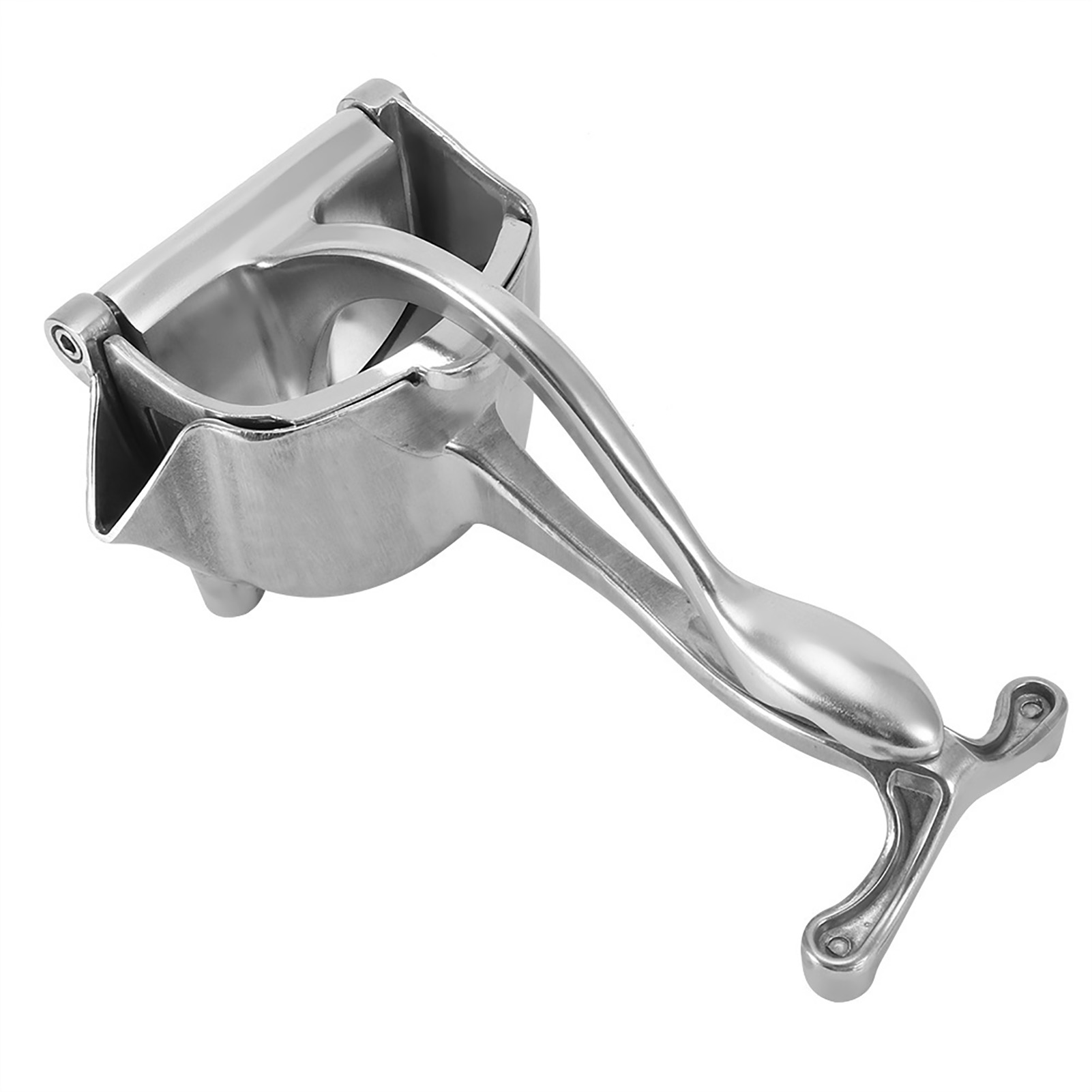 Tragbare, Manuelle Zitruspresse Aus Aluminium Für Zitronen Und Orangen.
