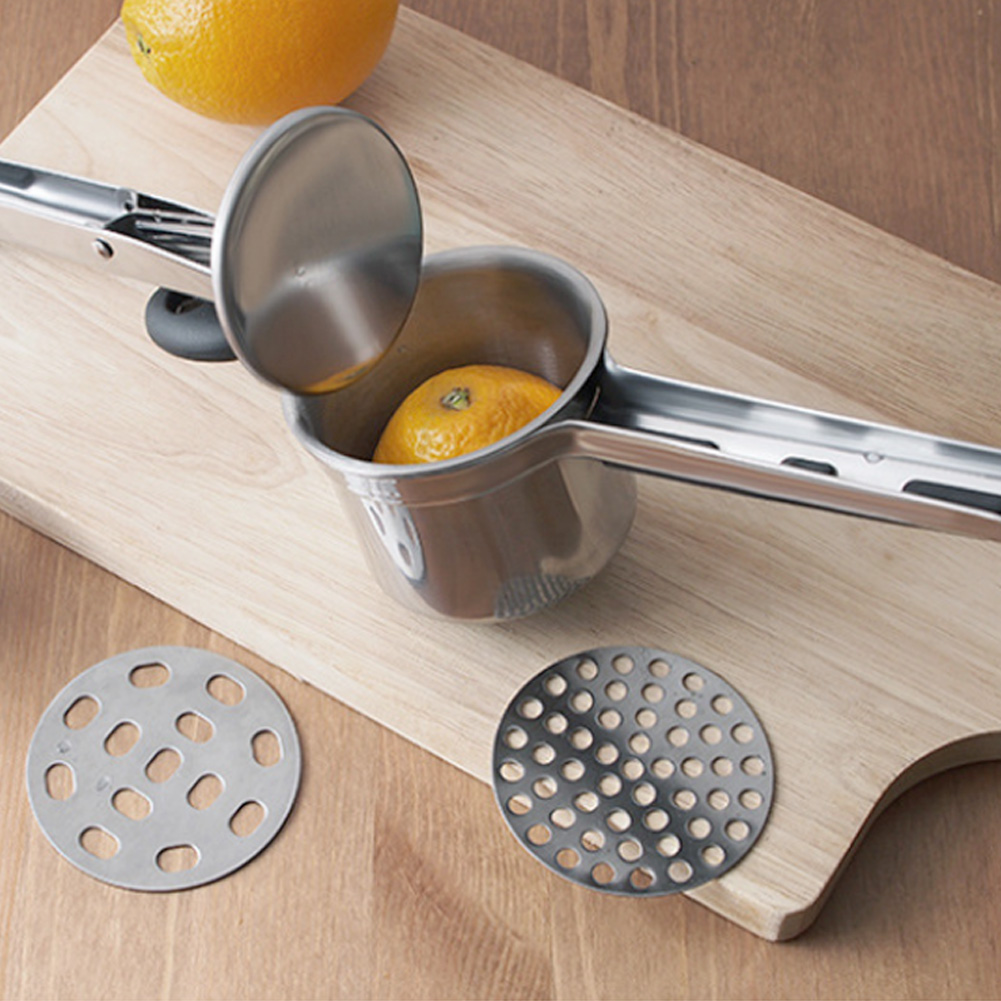 Abnehmbarer, Tragbarer Kartoffelstampfer Aus Edelstahl Für Die Küche, Zerkleinerer Und Mühle Für Lebensmittel.