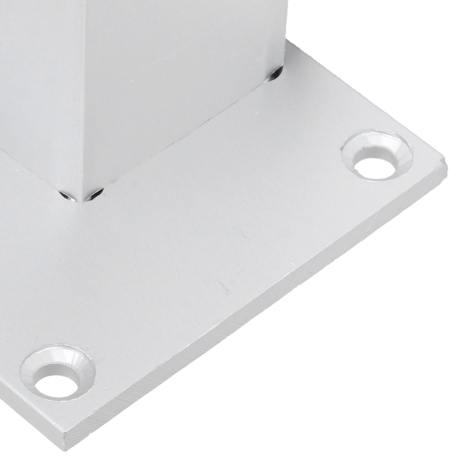 Set Aus 4 Quadratischen, Verstellbaren Sofabeinen Aus Aluminiumlegierung Für Möbel Und Schränke, 60 Mm.