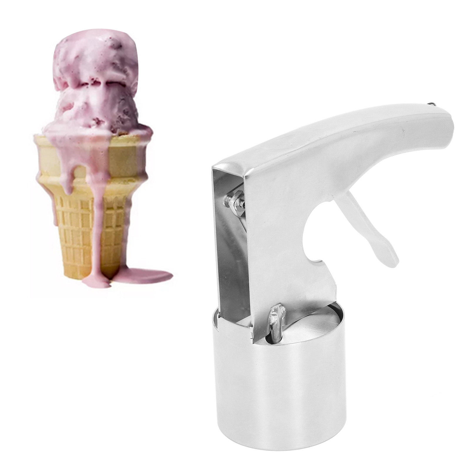 Eiskugelportionierer Aus Edelstahl, Küchenutensil