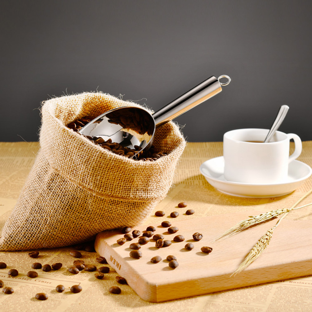 1 Multifunktionaler Edelstahllöffel Für Eiswürfel, Kaffeebohnen Und Trockenfrüchte (1,1 Liter)