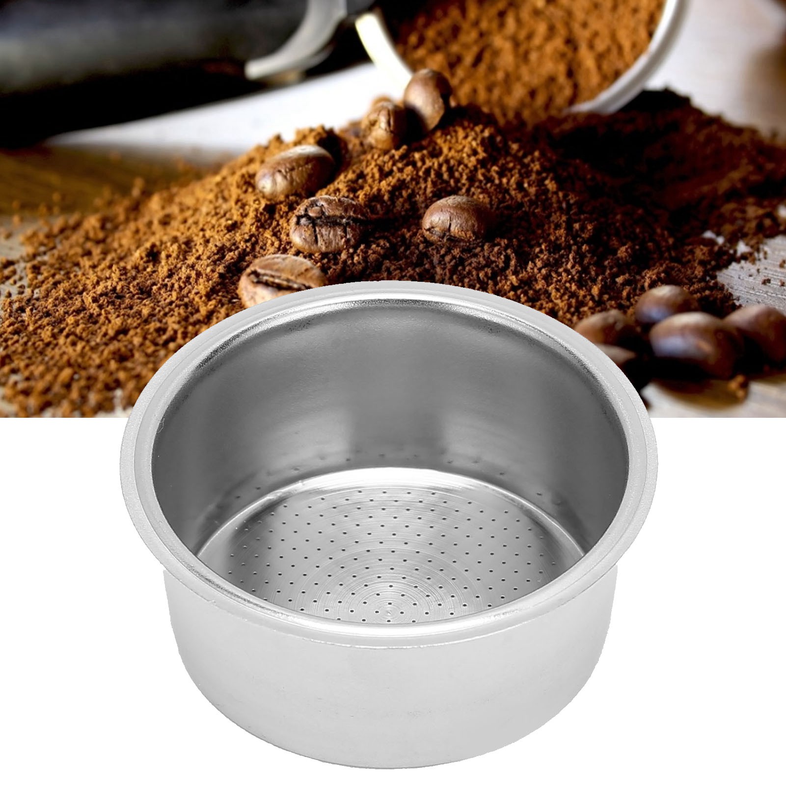 51-mm-edelstahl-kaffeefilter Für Delonghi Ec5, Ec7 Und Ec9 Halbautomaten