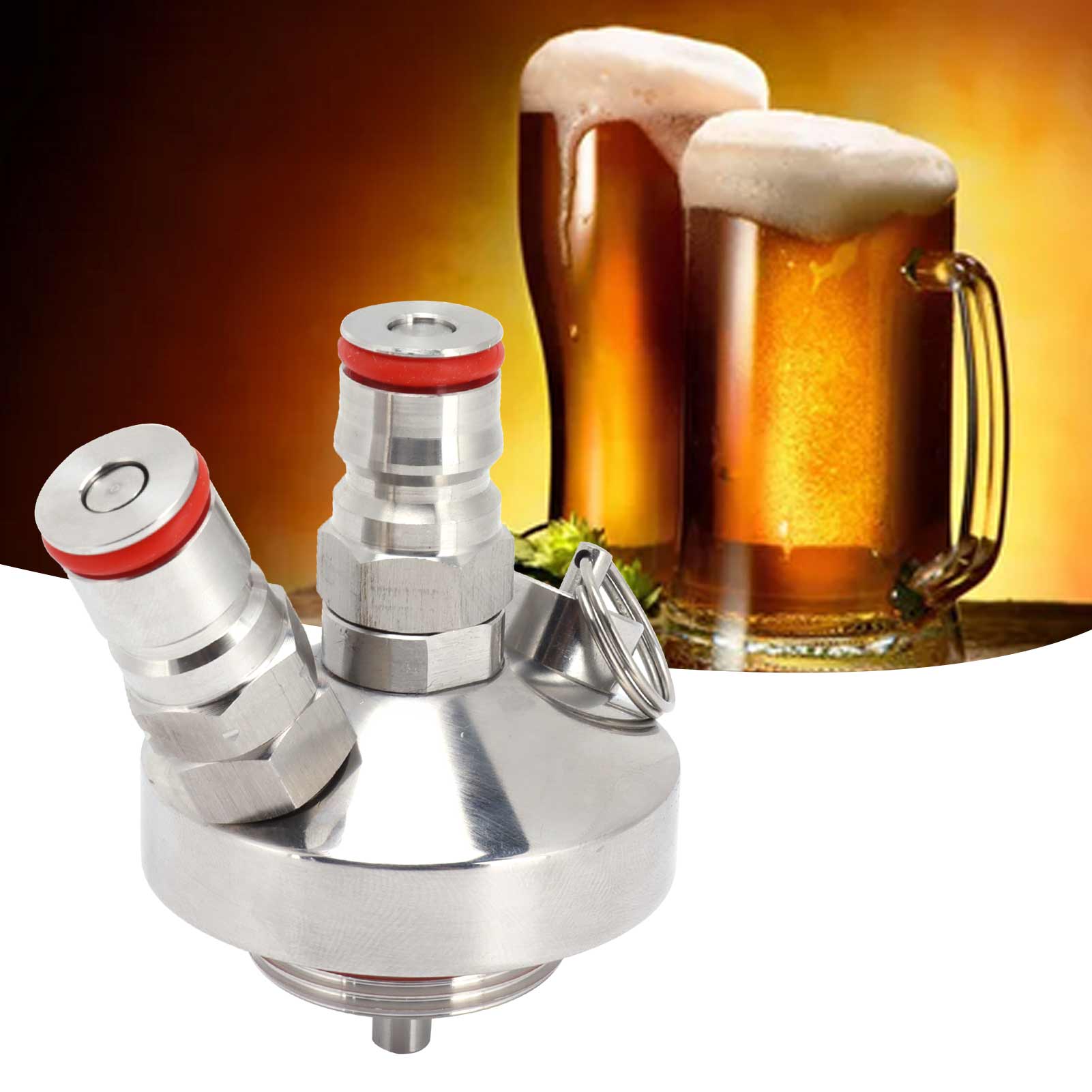 Bierzapfset Für Minifässer, Edelstahl-kugelventil Für 2-liter-/3,6-liter-/5-liter-fässer