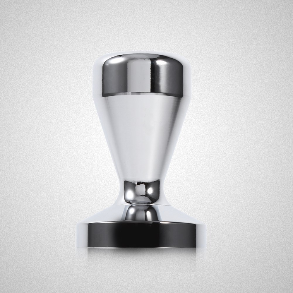 Espresso-tamper Aus Edelstahl, Werkzeug Zum Pressen Von Kaffeebohnen Mit Einer Flachen Basis Von 51 Mm Durchmesser.