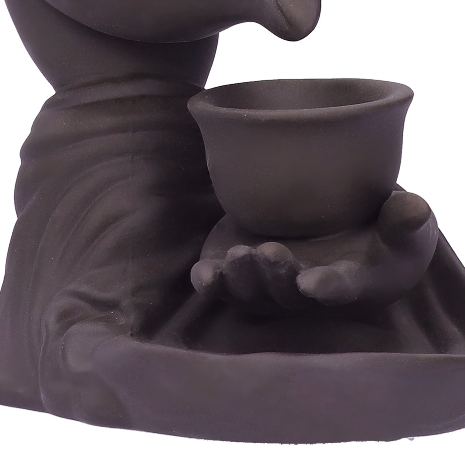 Buddha-hand-förmiger Rückfluss-räuchergefäß, Räuchergefäß-ornament, Feng-shui-dekoration