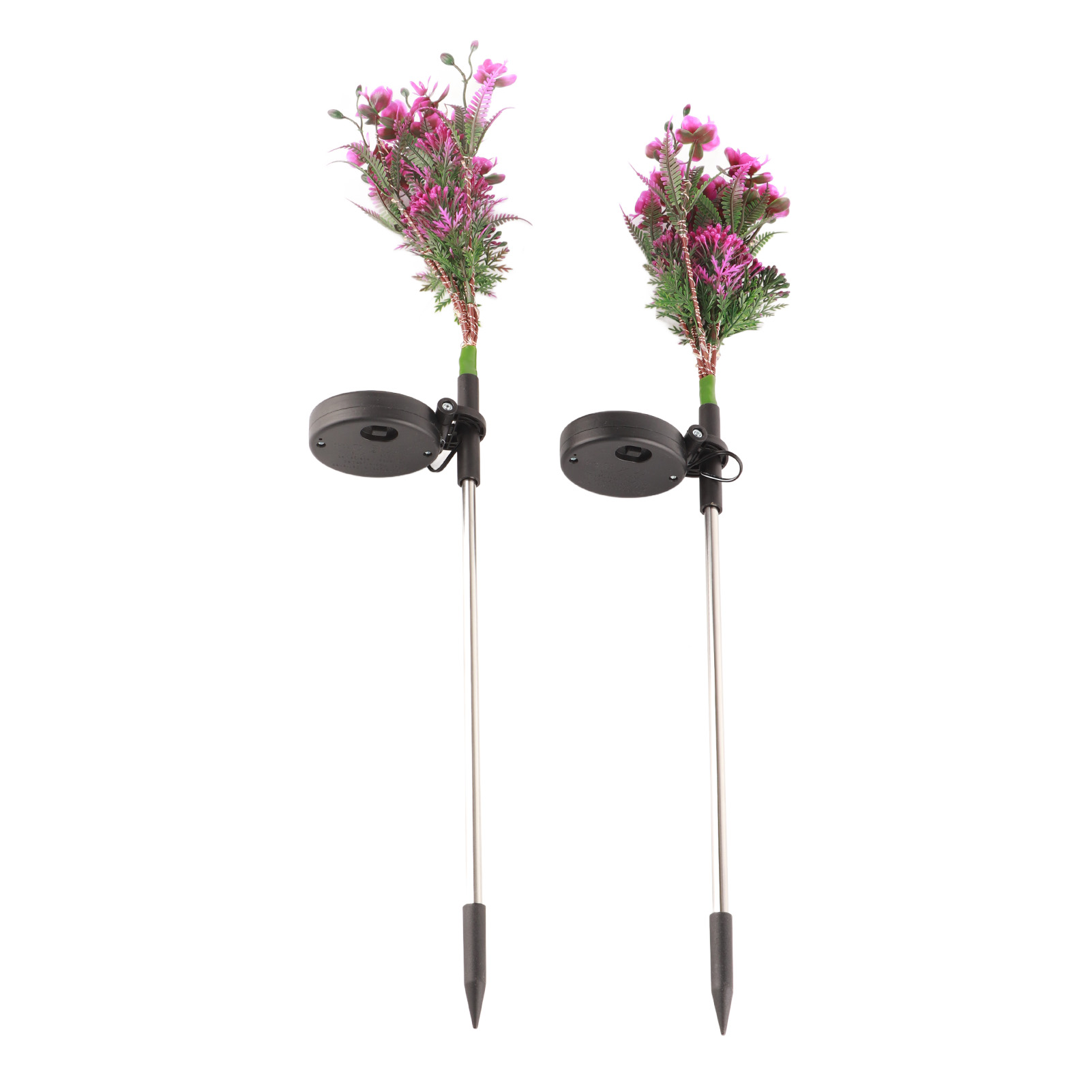 Dekorative, Solarbetriebene Phalaenopsis-gartenleuchten Zur Bodeneinbauweise, Die Im Freien Licht Abgeben