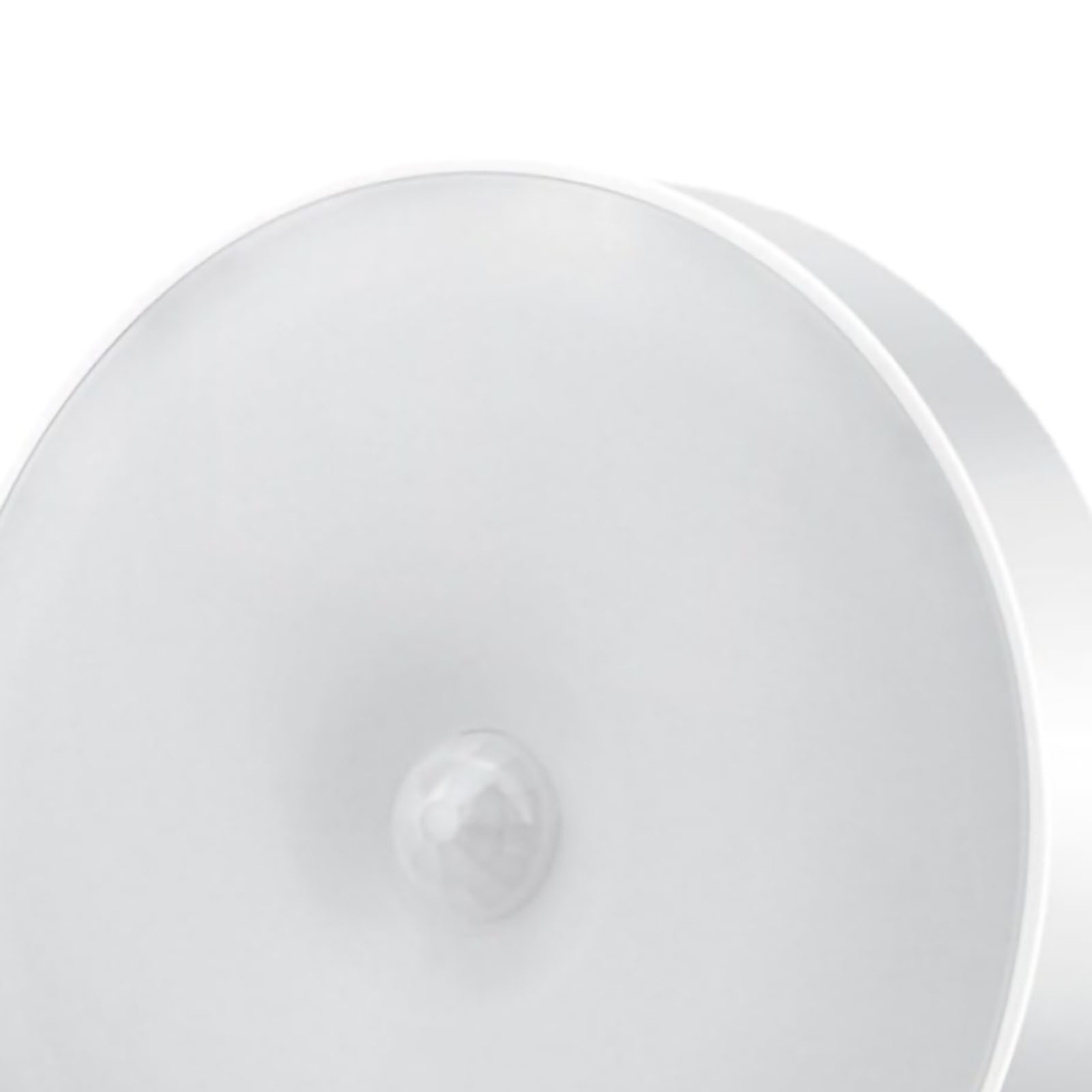 Wiederaufladbares Nachtlicht Mit Infrarot-präsenzsensor, Runde Zweifarbige Nachttischlampe Mit Lichtsensor, 0,68 Mm Knopf, Ohne Sensor.