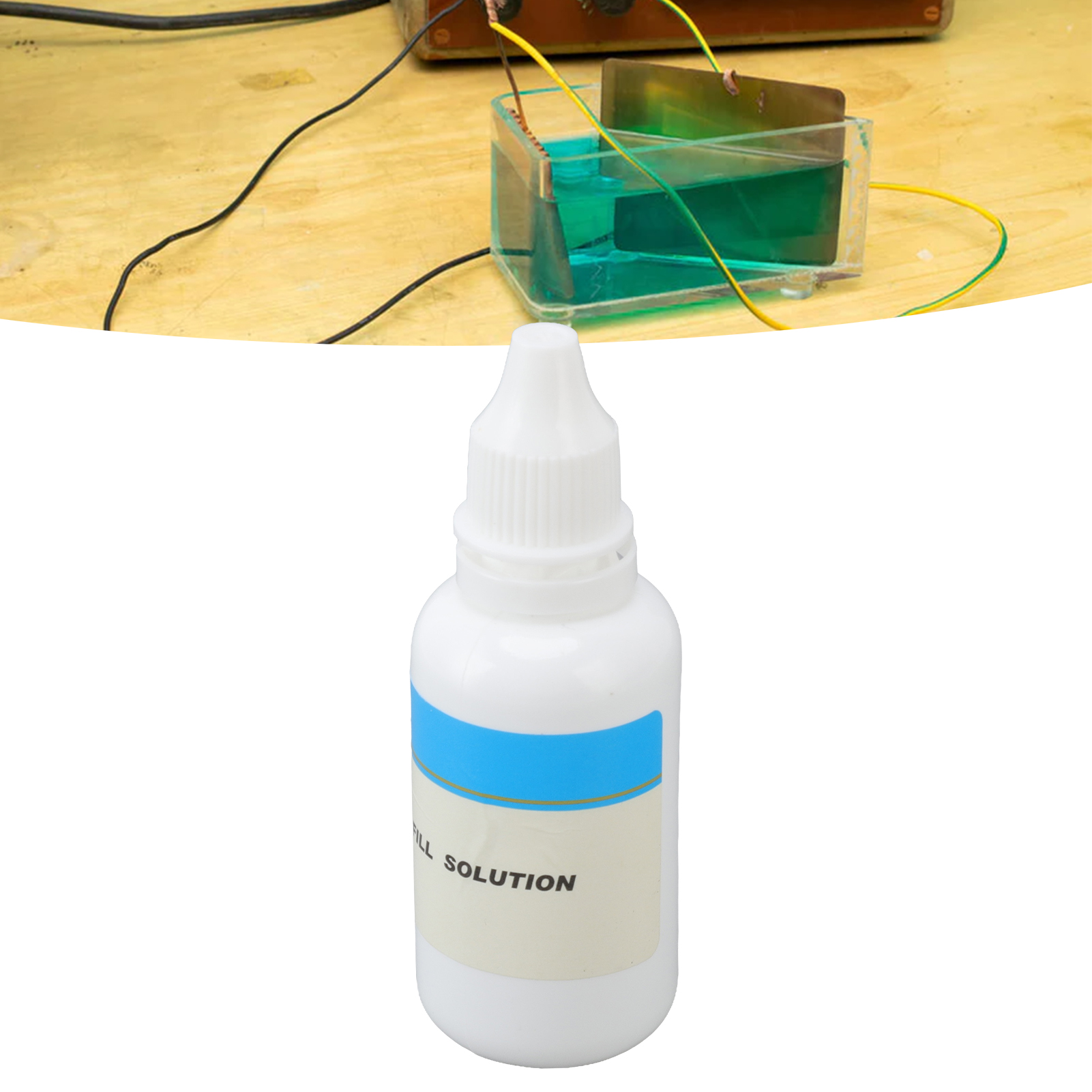 30 Ml Flüssige Fülllösung Für Die Elektrode Des Sauerstoffoximeters Zur Kalibrierung Für Die Lösung Der Elektrode Des Sauerstoffoximeters Wird Sauerstofffreies Wasser Verwendet.
