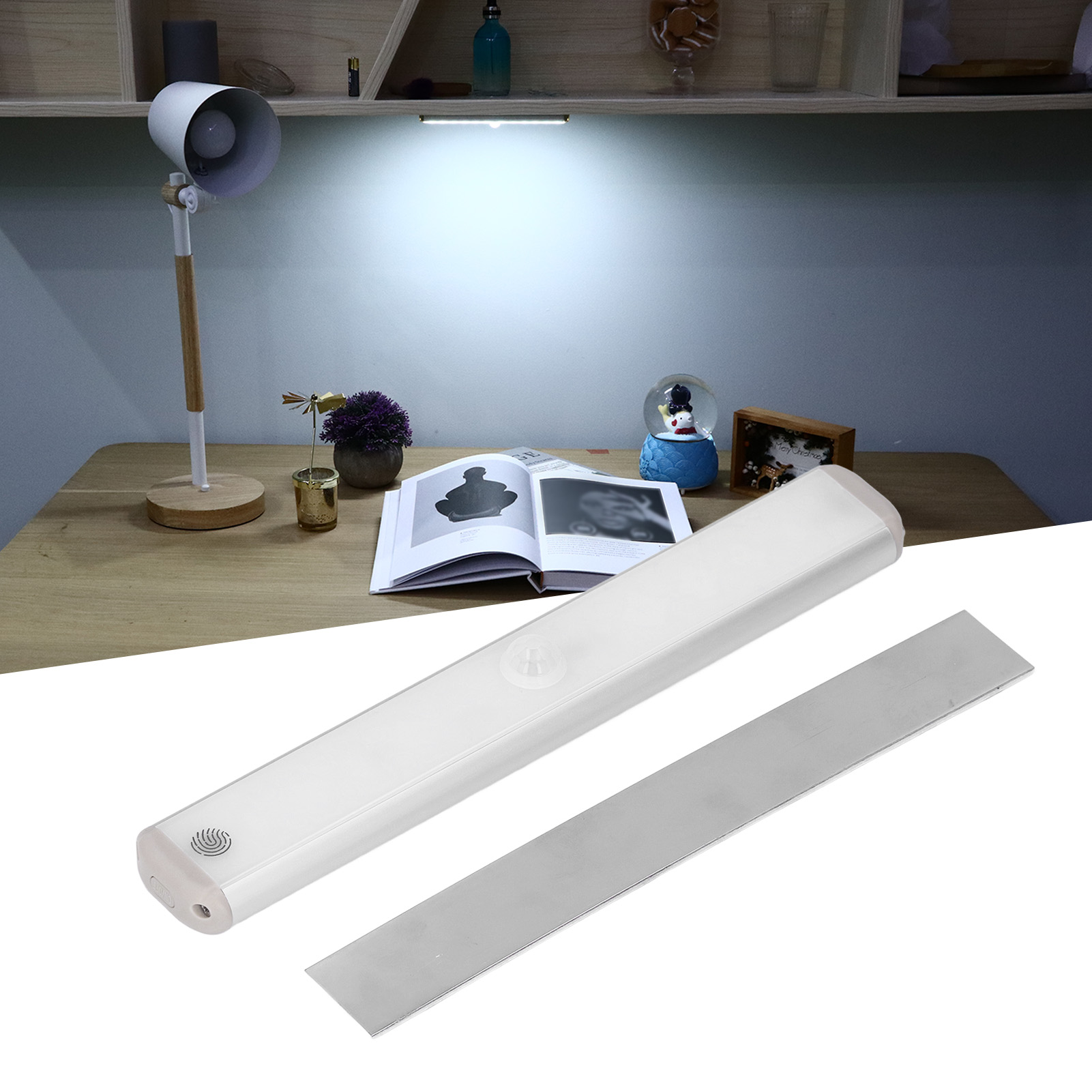 Berührungsempfindliches Led-nachtlicht Mit Infrarot-anwesenheitssensor, Usb-aufladbar Und Dimmbar, Verwendbar Als Arbeitsleuchte, Nachttischlampe, Flurleuchte Oder Schrankleuchte (einzelgerät).
