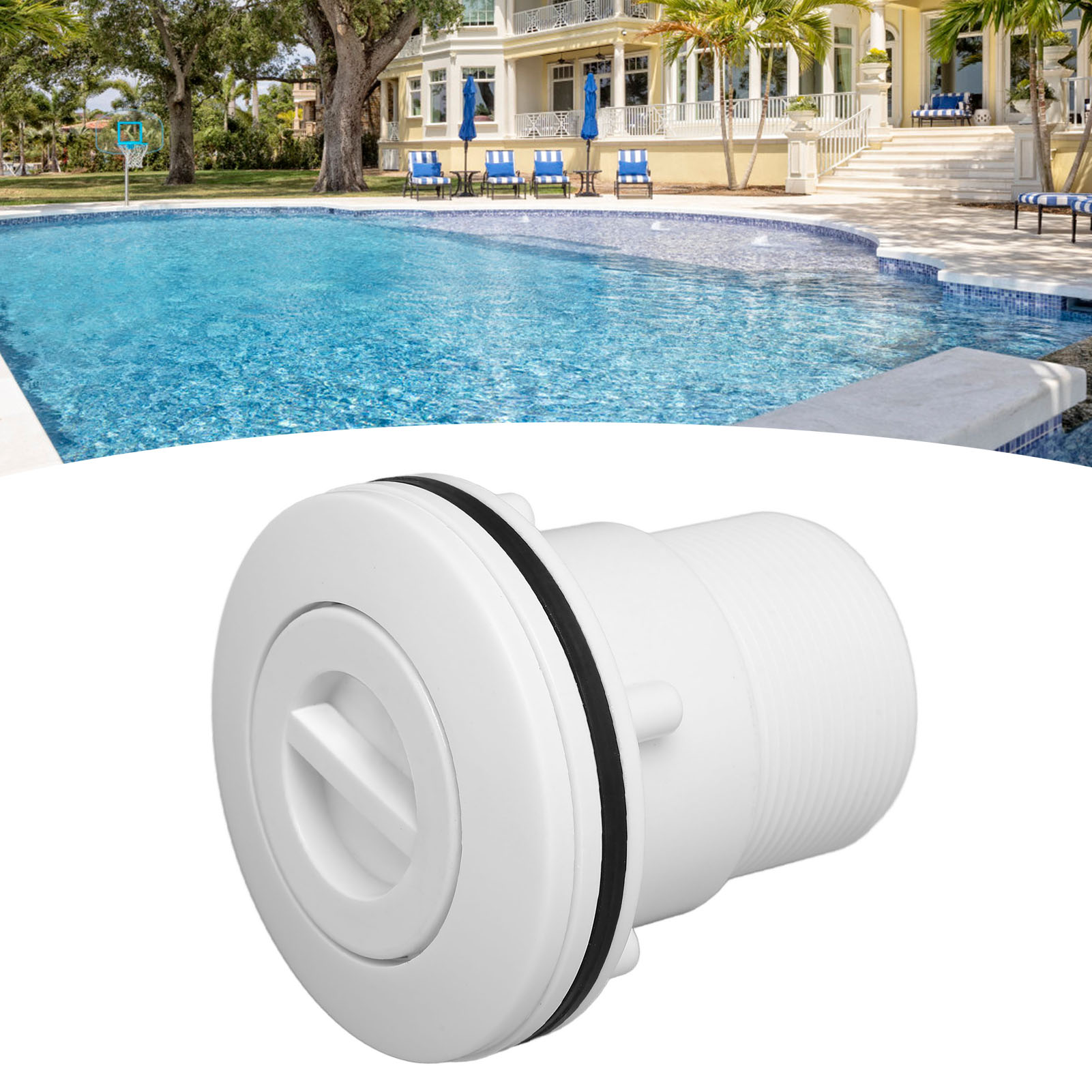 2827v Sauganschluss Für Membranpools, 1,5 Zoll Metrische/imperiale G2a Universal-gewindeanschlüsse Für Pools