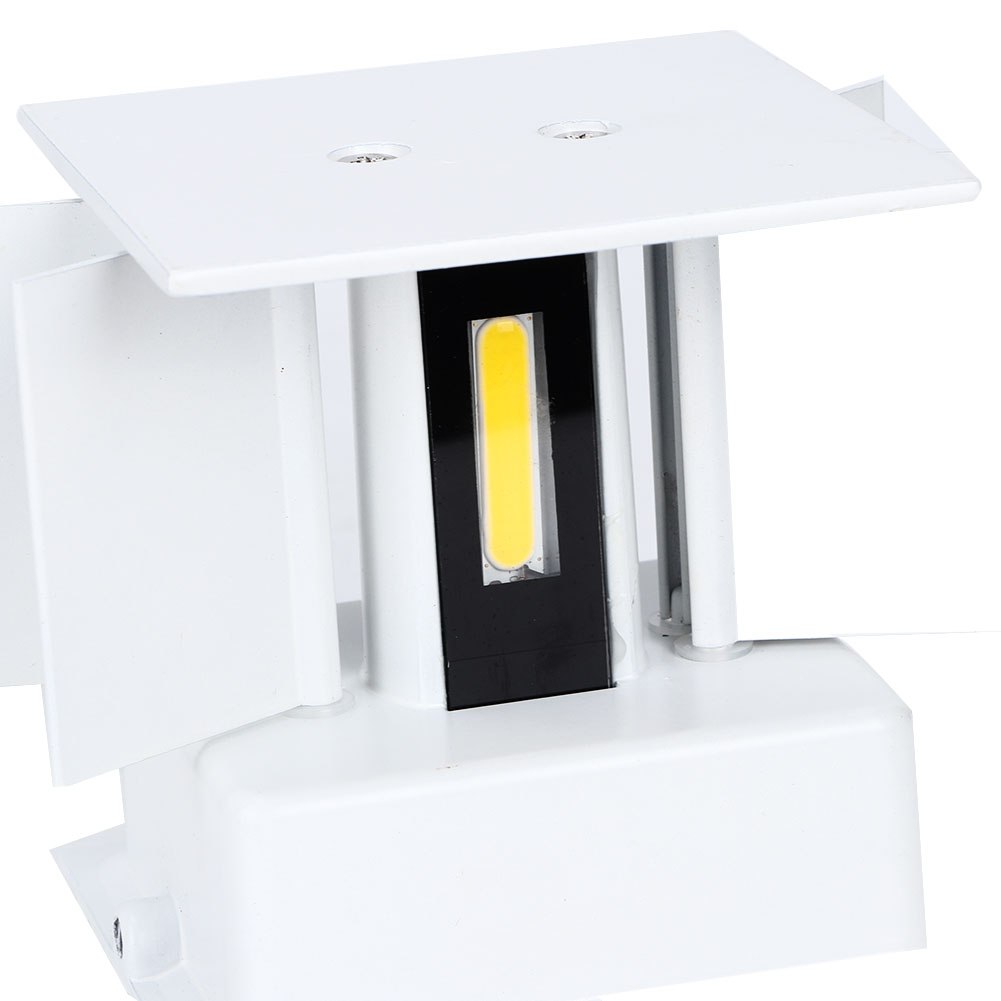 Quadratische Led-außenwandleuchte Aus Aluminium, Wasserdicht, 85-265 V, 3000-3200 K, Dimmbar (weiß 6 W)