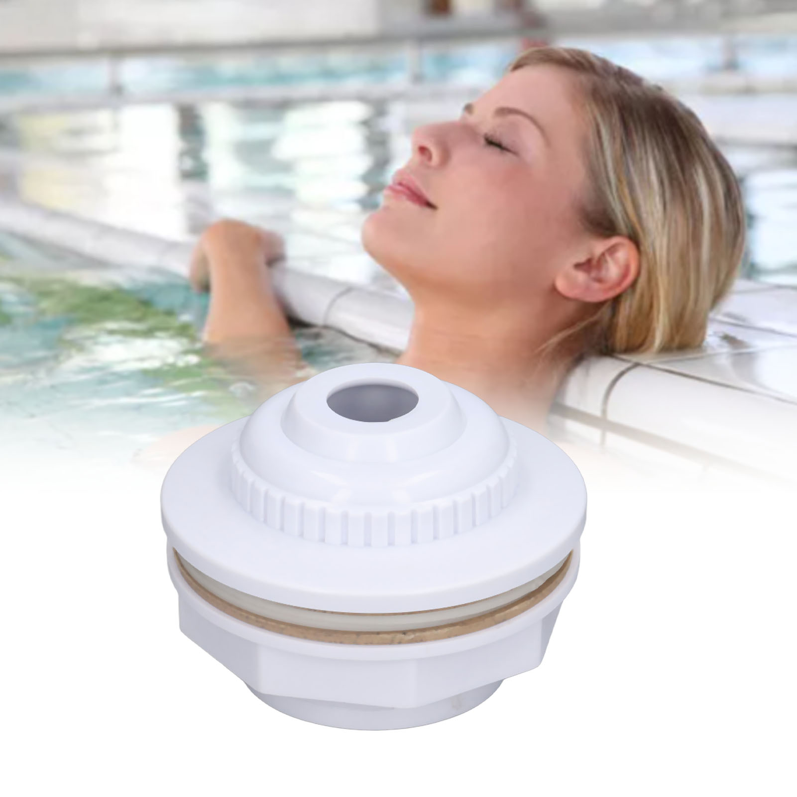 Intex Pool-düsenkopf, G2-außengewinde, G1-1/2-innengewinde, 360° Drehbare Massagedüse Für Pool, Spa Und Whirlpool, Wasserrücklaufvorrichtung, Doppelfunktion