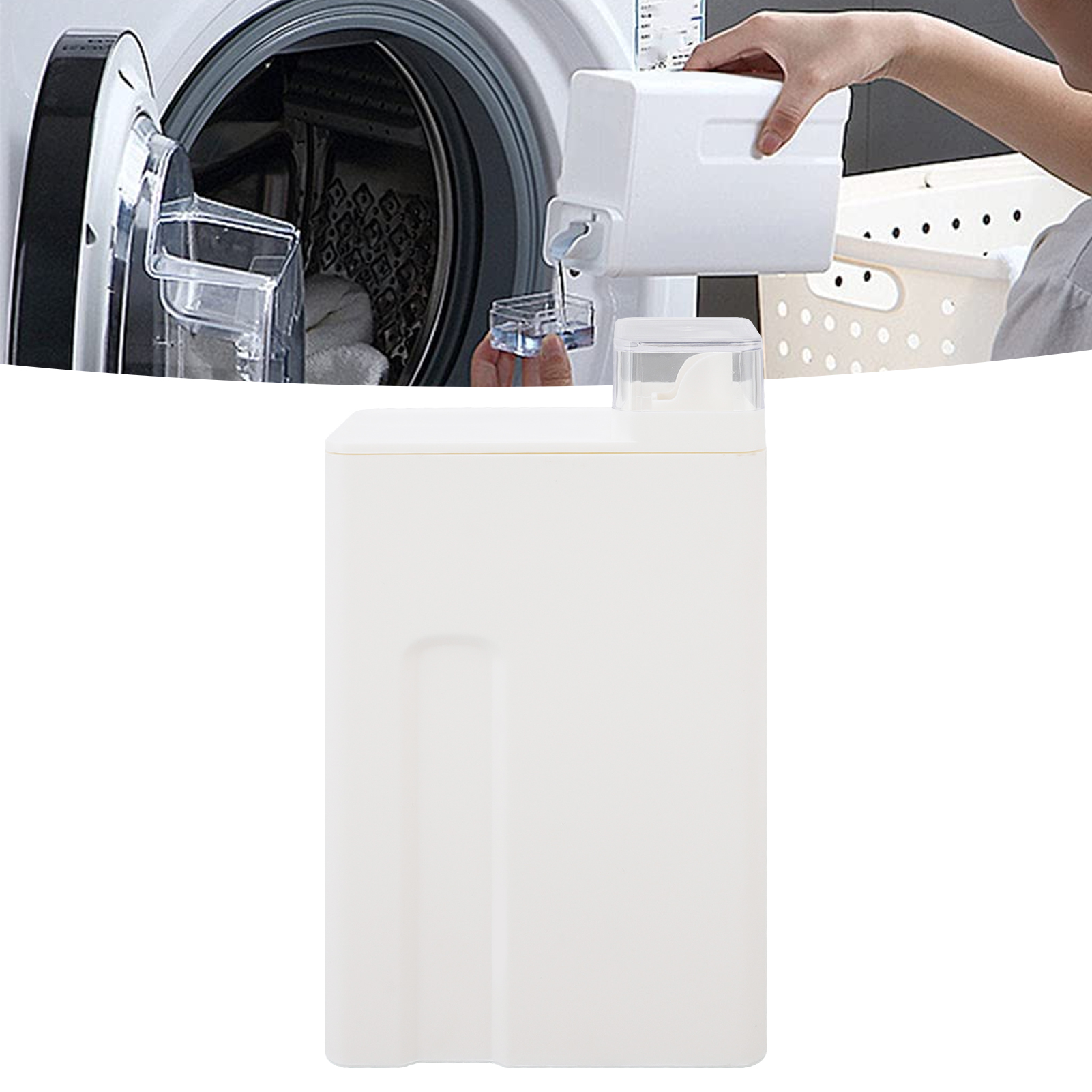 Großvolumige Dosierflaschen Für Waschpulver, Leere Flaschen Für Weichspüler/flüssigwaschmittel, Nachfüllflaschen Für Shampoo/duschgel