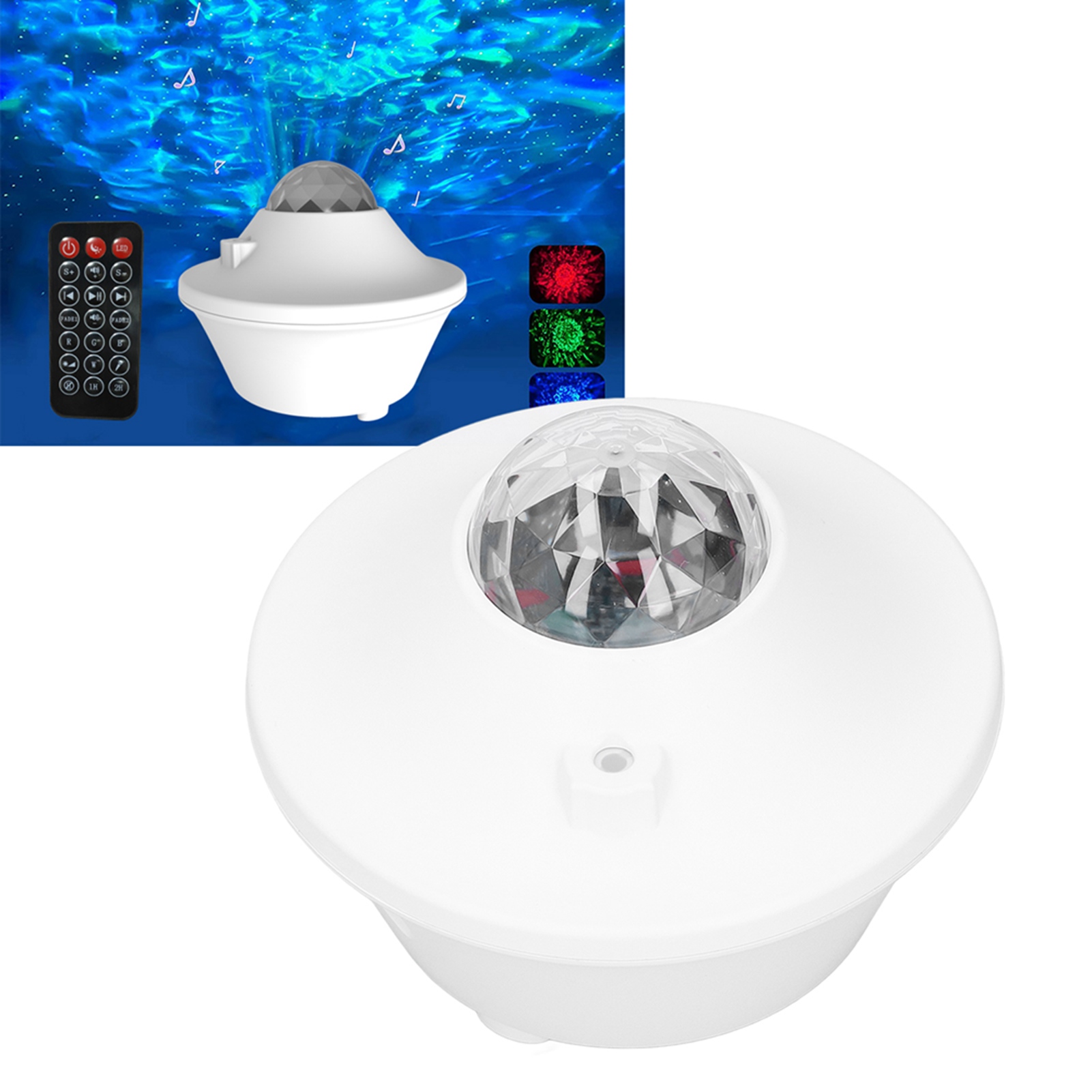 Bluetooth-nachtlicht Mit Musik, Sternenlicht, Stimmungslampe Fürs Schlafzimmer, Feensternprojektor
