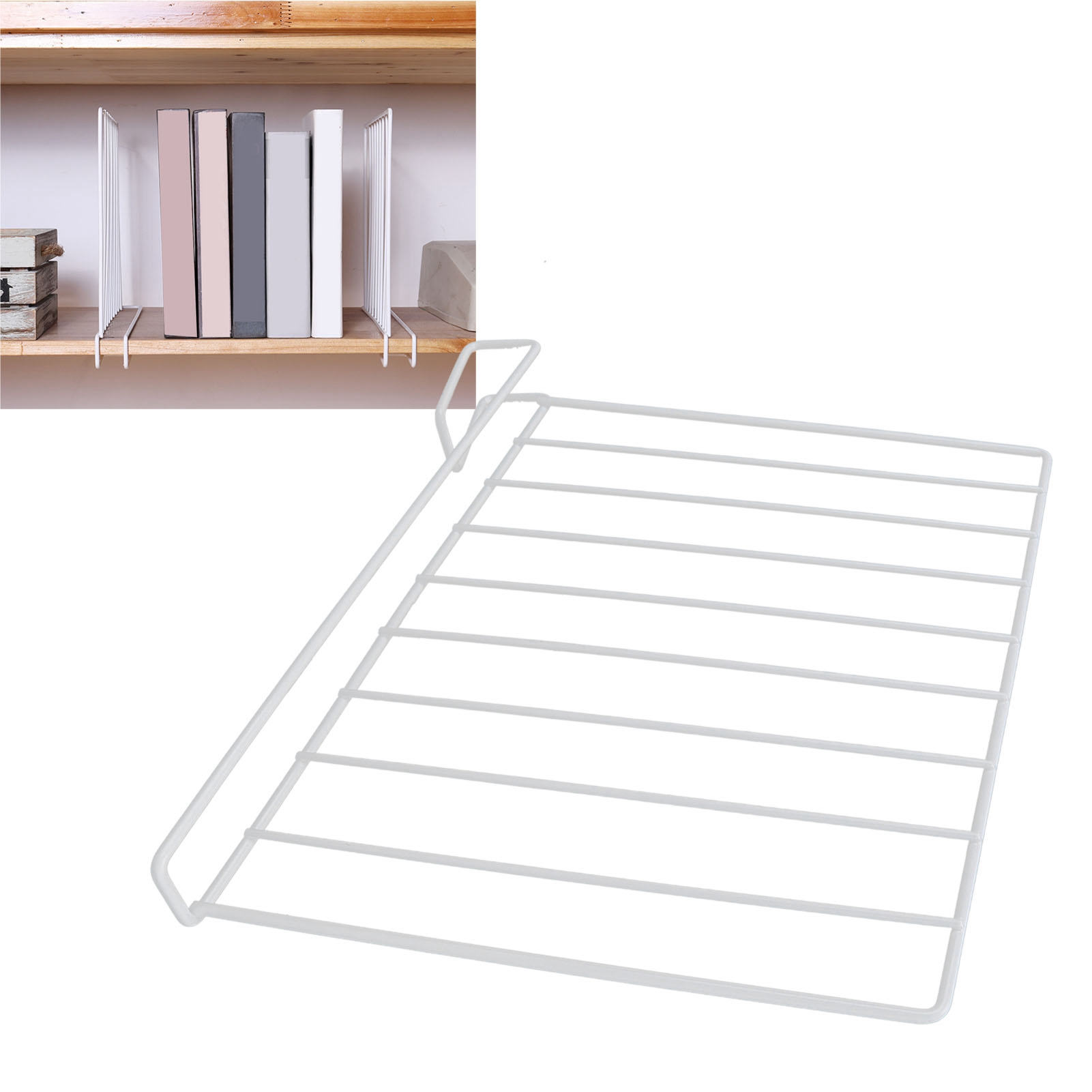 Stabiler Schrankregalteiler Aus Holz, Ideal Zur Aufbewahrung Im Schlafzimmer, In Der Küche, Im Badezimmer Und Im Büro.