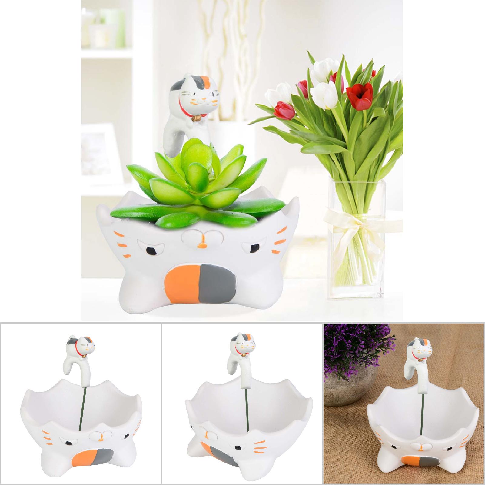 1 Weißer Harzblumentopf Für Sukkulenten