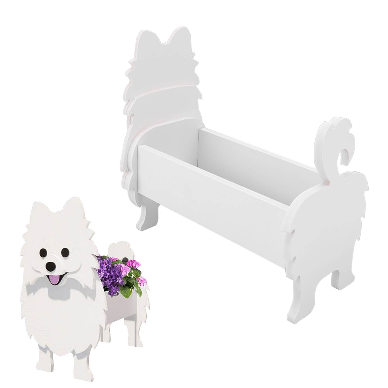 Blumentopf In Form Eines Hundes, Einer Katze Oder Eines Corgis, Dekoration Für Garten, Villa Oder Hof Mit Einem Welpen (g01)