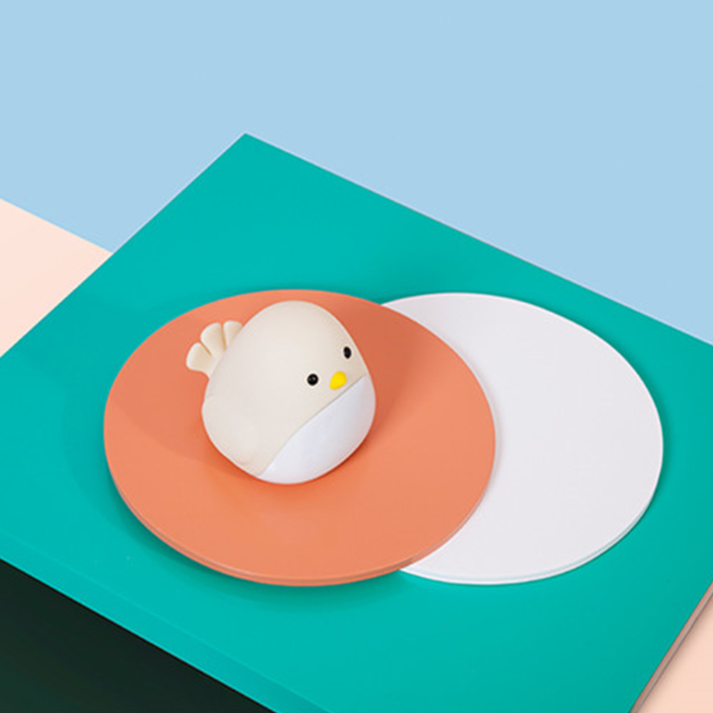 Niedlicher Vogel-nachtlichtwecker Aus Silikon, Usb-led-bettlampe, Geschenk Für Babys Und Kinder