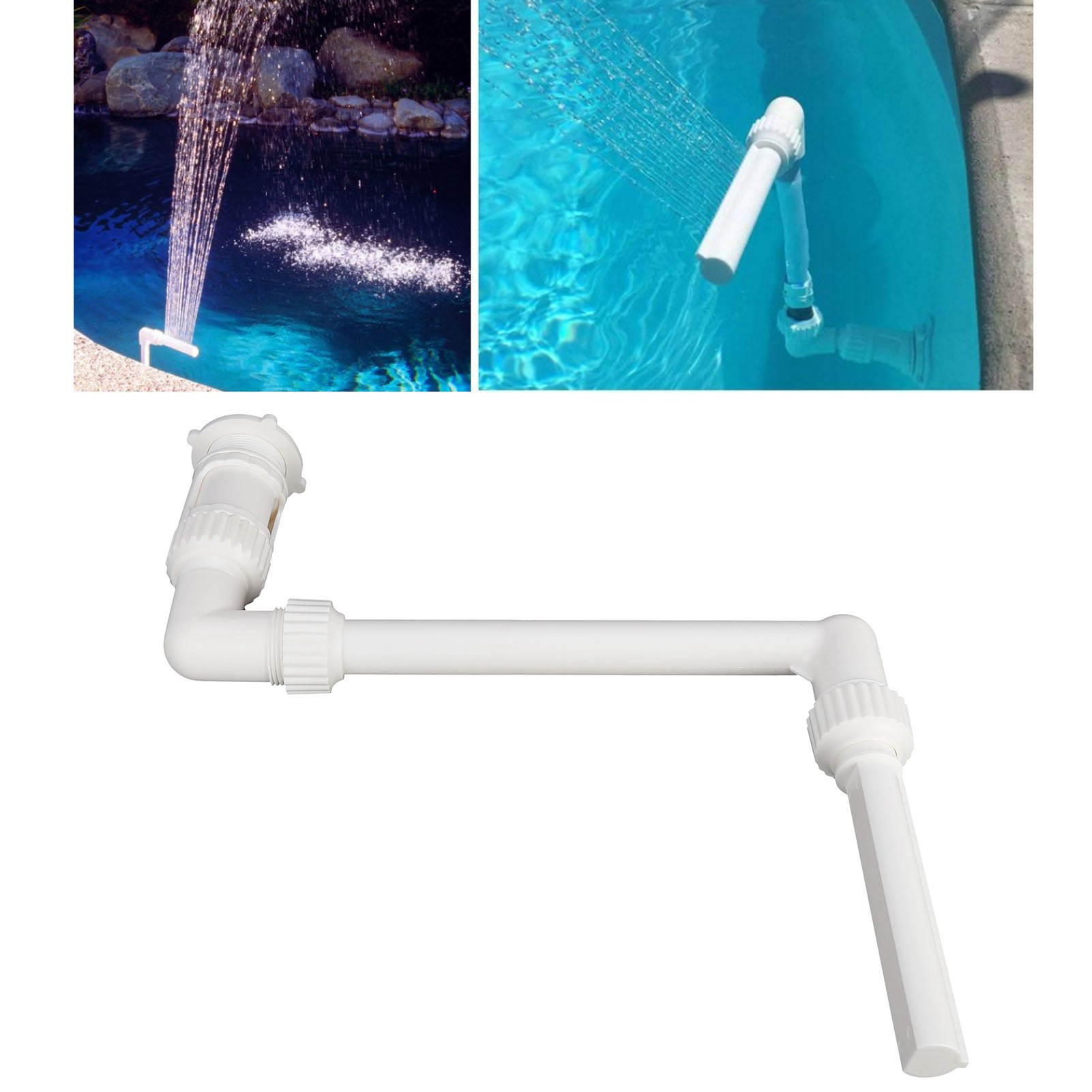Wasserfall-brunnen-set Für Eingelassene Pools Und Gärten, 1,5-zoll-gewinde