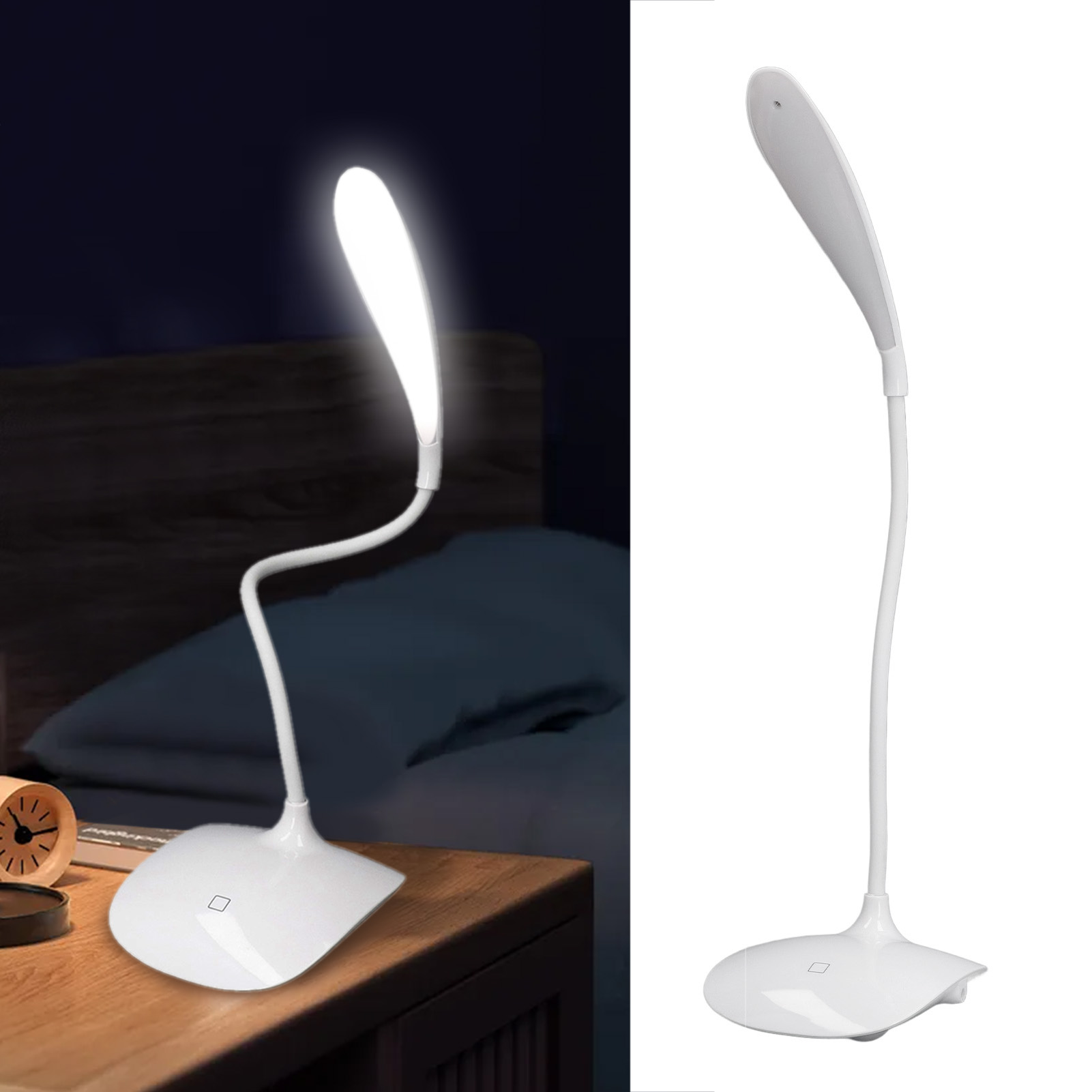 Led-schreibtischlampe, Leselampe, Leselampe Fürs Studentenwohnheim, Klavierlampe, Usb-wiederaufladbare Notenlampe