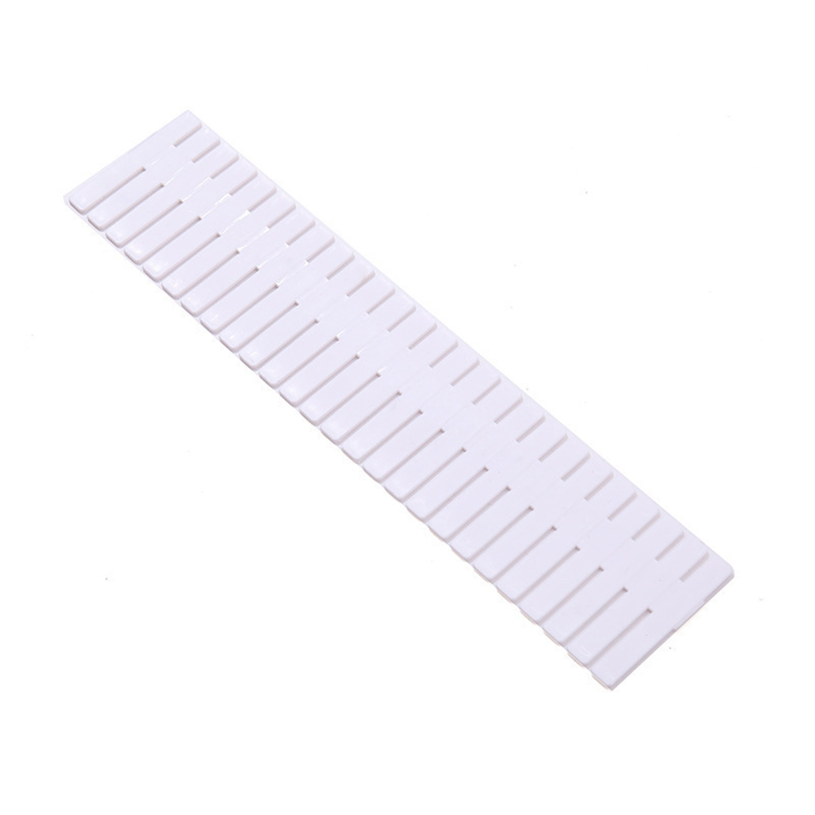 Schubladeneinsätze Zur Aufbewahrung, Organisation Und Kombination Von Schubladen, Ablagefächer Für Zuhause, Weiß, Lang, 37 X 7 Cm