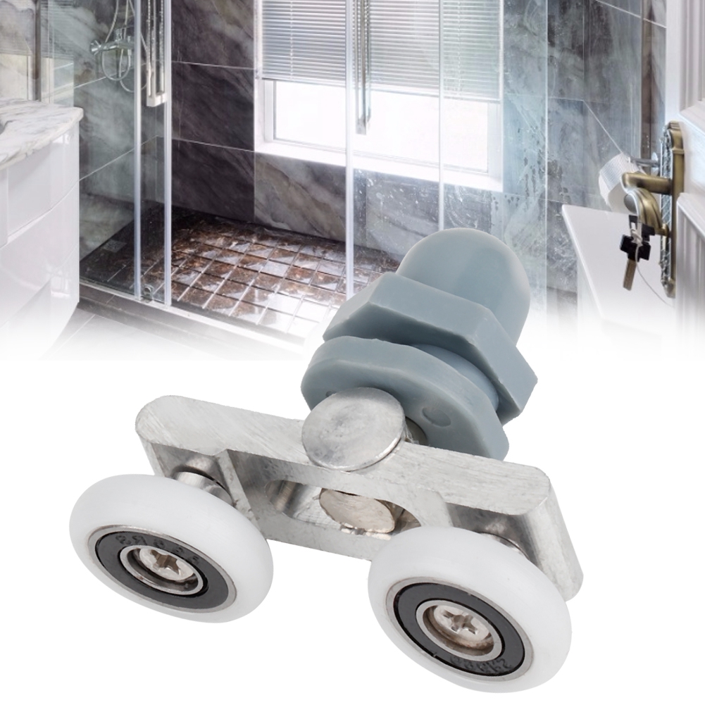 Hochbelastbare Doppelgleitrollen Für Badezimmertüren Aus Glas (23 Mm)