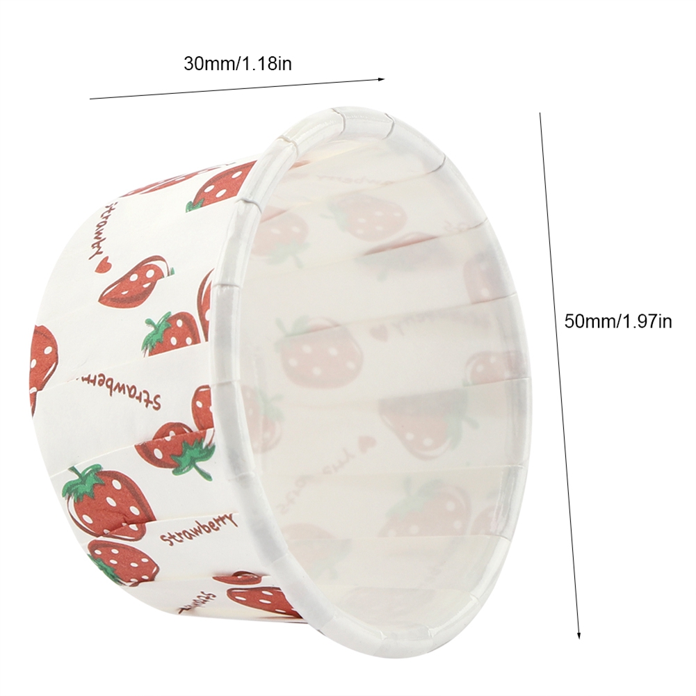 100 Runde Papierförmchen Für Cupcakes Und Muffins, Ideal Für Partys Zu Hause Und Hochzeiten.
