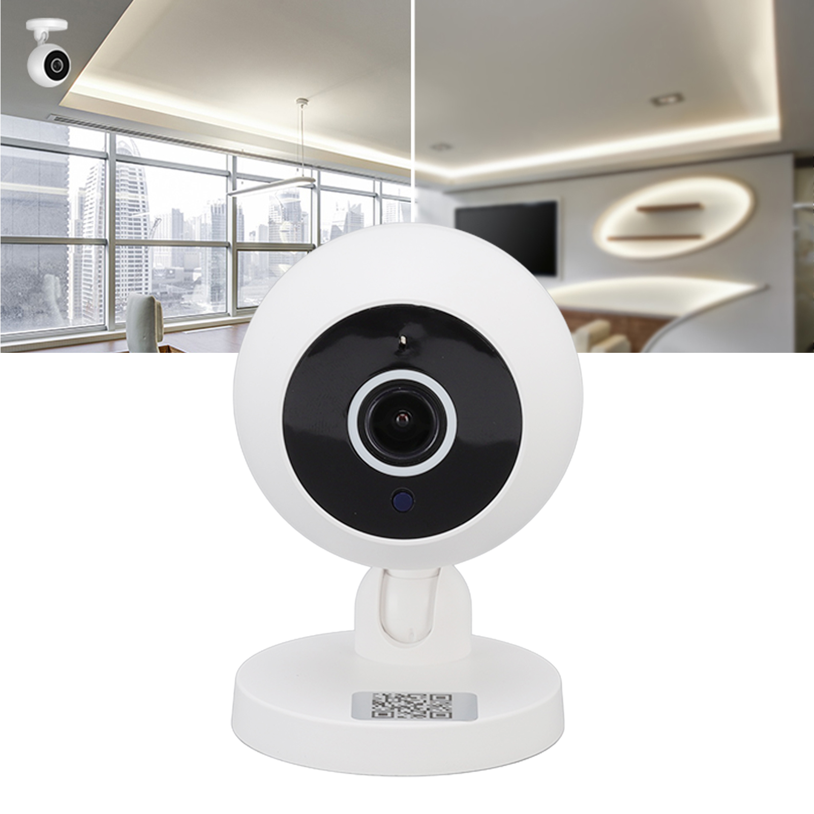 Smart-kamera In Hoher Auflösung Mit Wlan-gegensprechanlage, 360°-heimvideokamera Mit Cloud-speicher.
