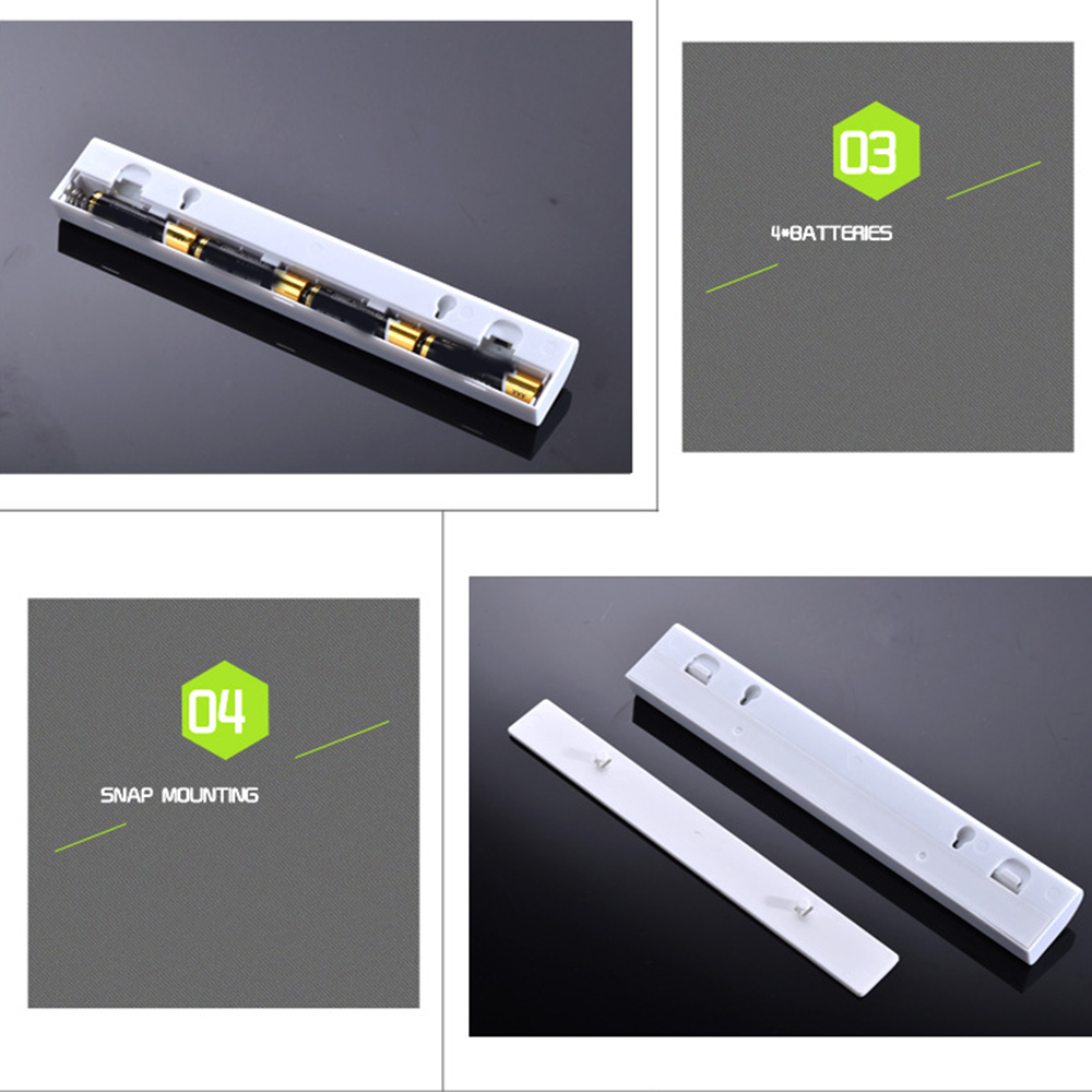 Innovatives Und Einzigartiges Bewegungsmelder-nachtlicht Mit 10 Leds, Lichtgesteuerte Schrankleuchte, Batteriebetrieben (nicht Wiederaufladbar), Warmweiße Schrankleuchte.