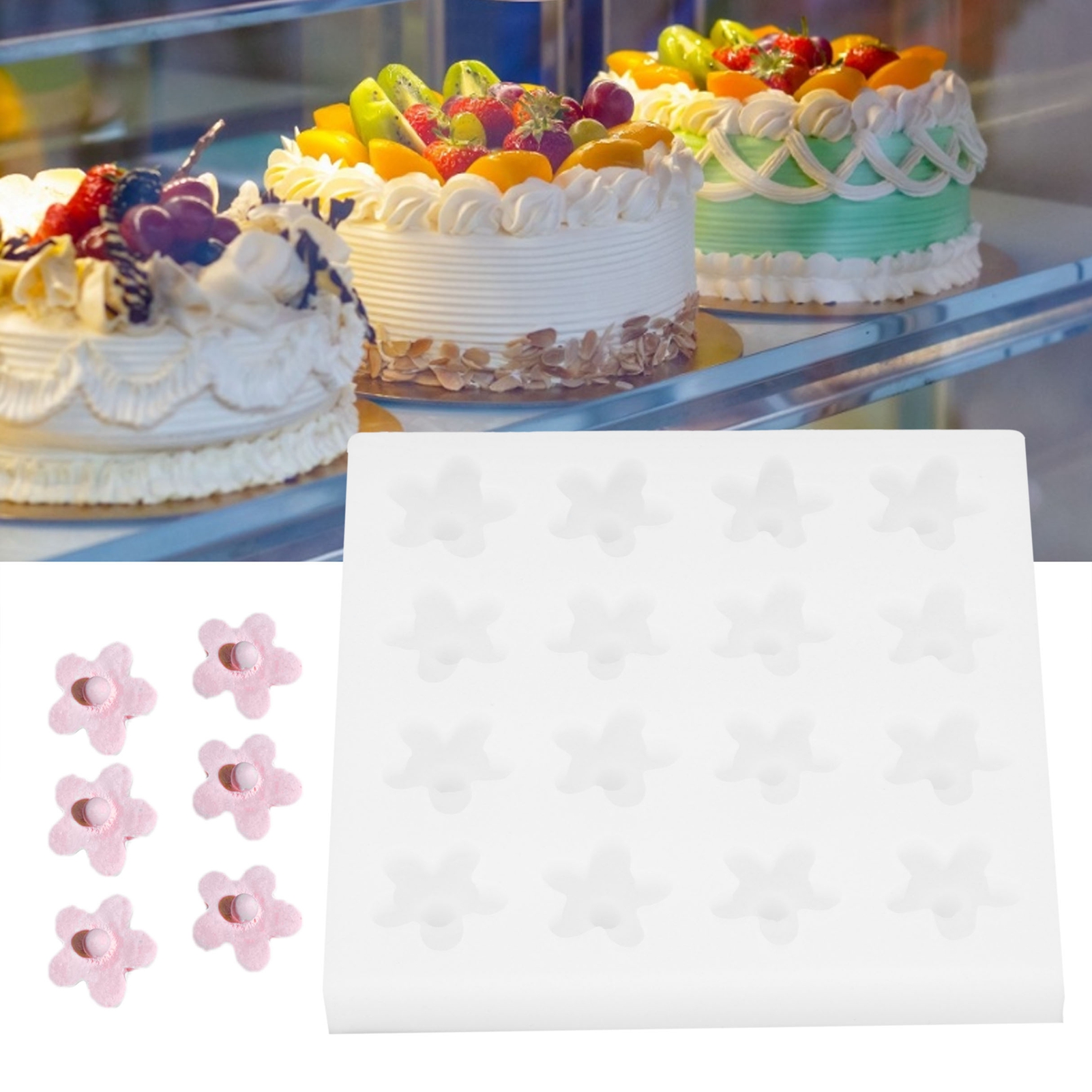 Hübsche Kleine 5-blättrige Blütenform, Schokoladenform Zum Dekorieren Von Kuchen Und Gebäck