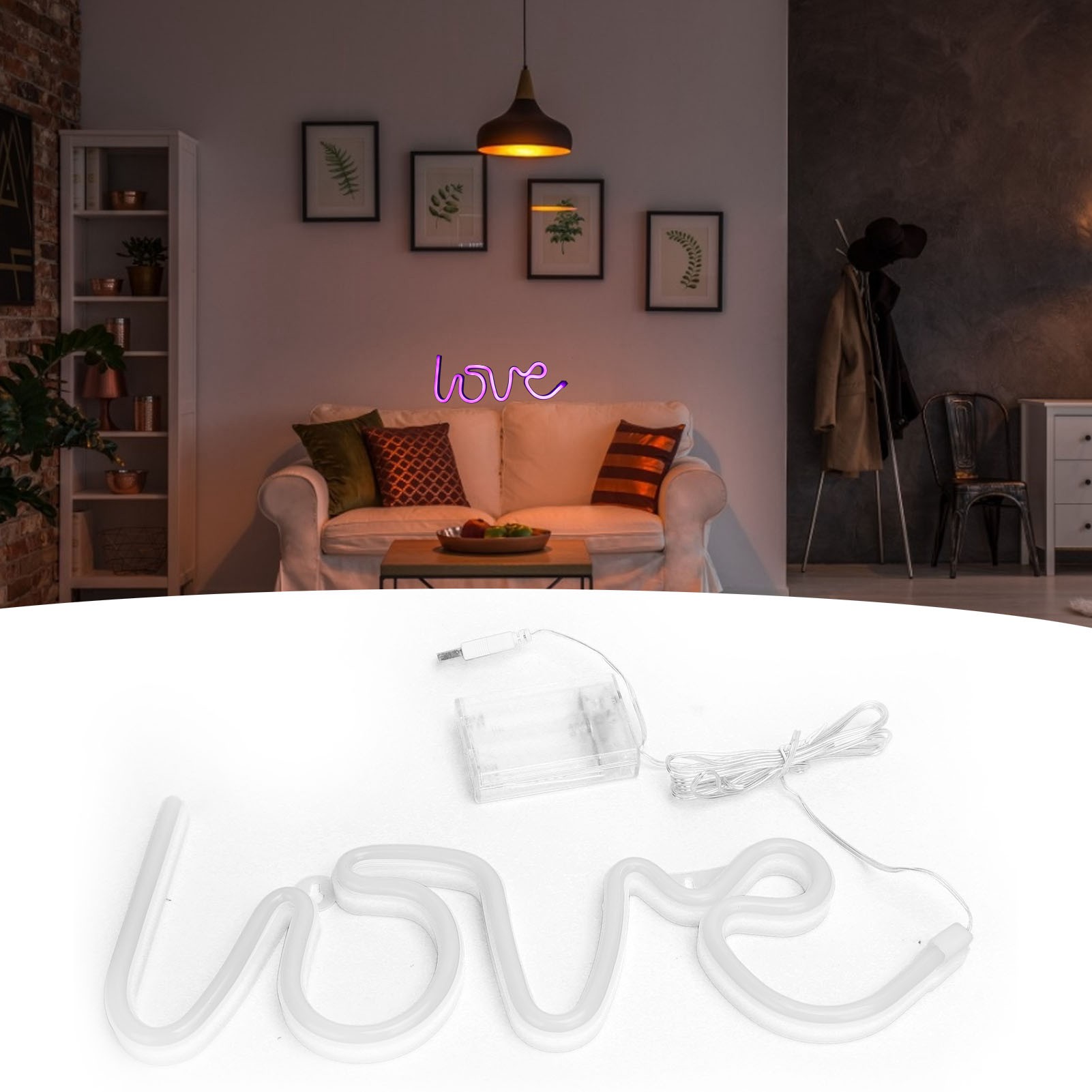 Lila Led-neonleuchte – Einzigartige Ambientebeleuchtung Für Heiratsanträge, Hochzeiten Oder Jubiläen