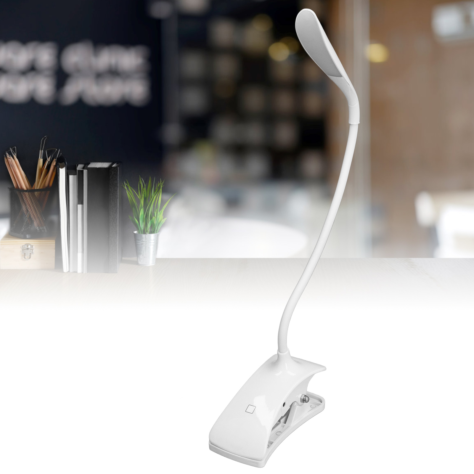 Led-schreibtischlampe, Leselampe Fürs Studentenwohnheim, Klemm-schreibtischlampe, Kleine, Per Usb Aufladbare Schreibtischlampe