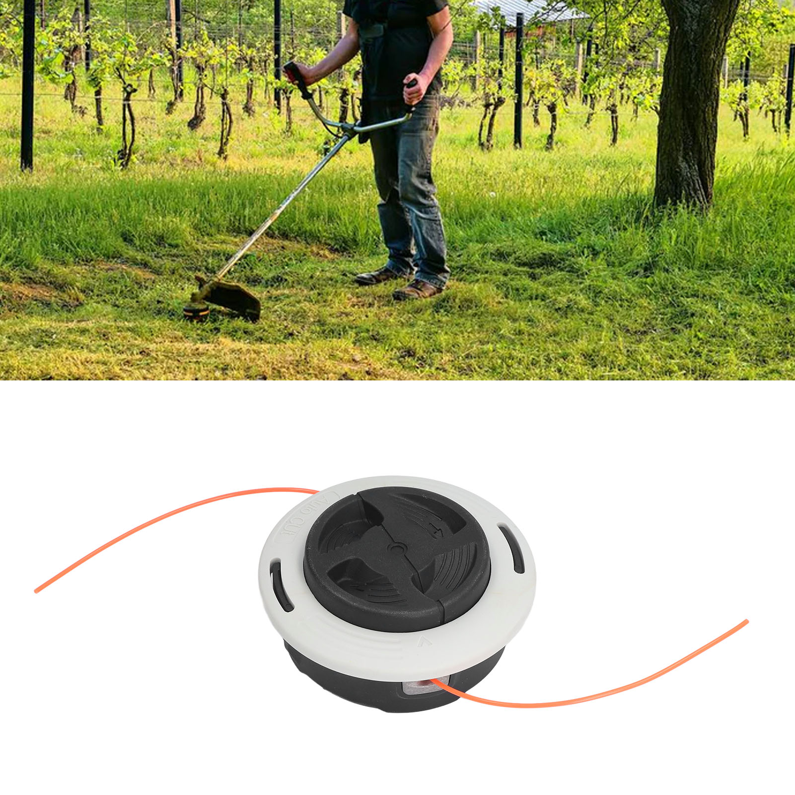 Automatischer Ersatzschneidkopf C26-2 Für Stihl Rasenmäher Fs55, 56, 70, 94 Und 91.