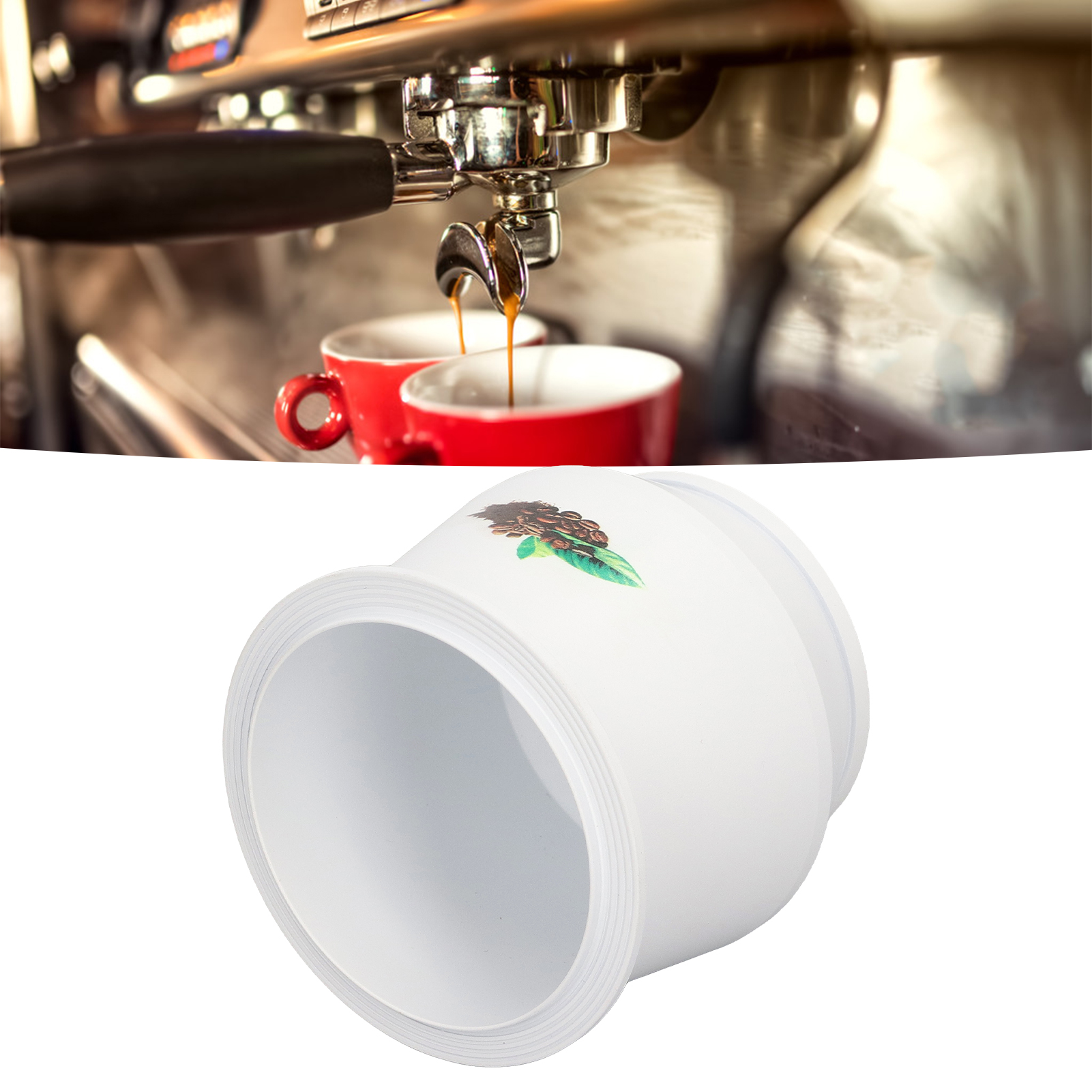Kaffeepulverbehälter Aus Aluminiumlegierung / Pulverspender, Passend Für Kaffeemaschinenfilterhalter (58 Mm).