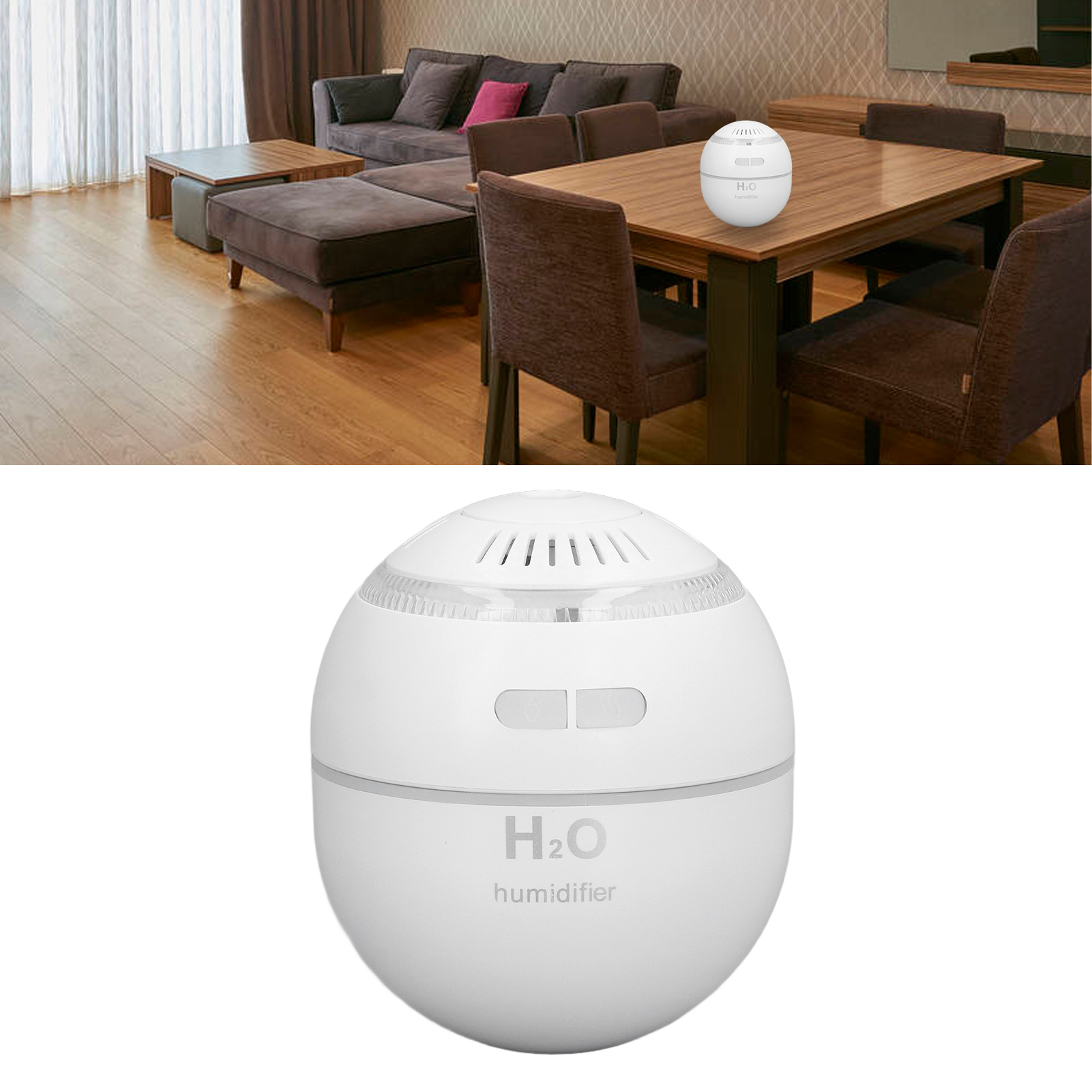 Usb-glas-luftbefeuchter, Weltraumkugel, Rennlicht, Bunter Becher, Usb-luftbefeuchter, Mini-becher, Luftbefeuchter, Weiß.