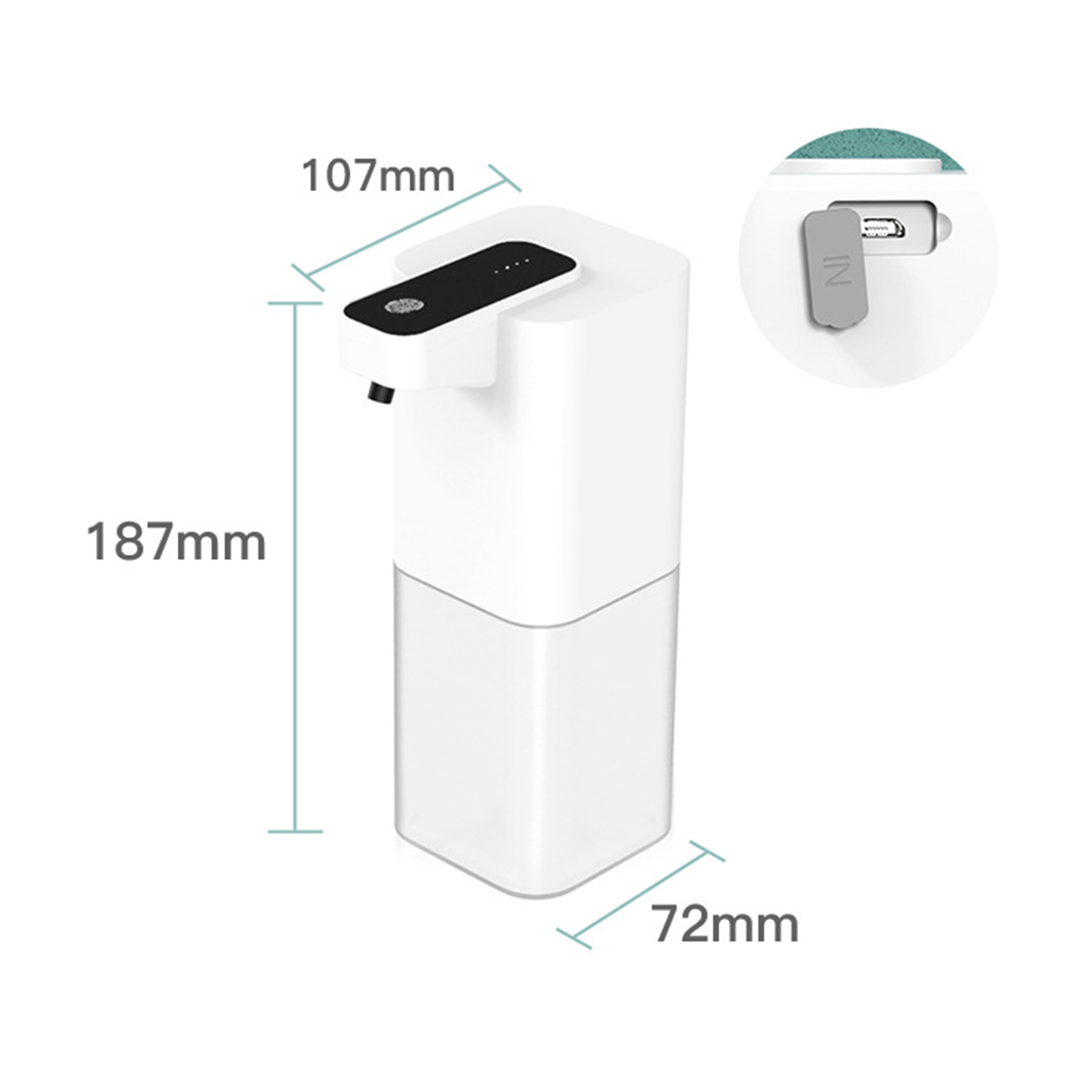 Automatischer Seifenspender Mit Sensor, Schaum-händedesinfektionsmittelspender, Intelligenter Händedesinfektionsmittelspender, Alkohol-sprühsterilisator.