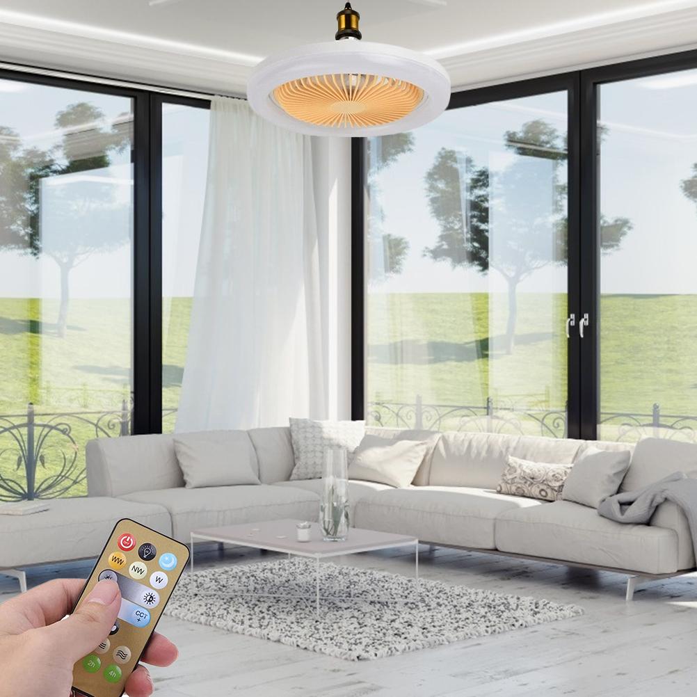 1 Led-deckenleuchte, Breiter Spannungsbereich, Dreistufige Dimmung, E27-schraubsockel, Konstantstrom, 30 W, Warmweißes Licht, Modell Mit Fernbedienung.